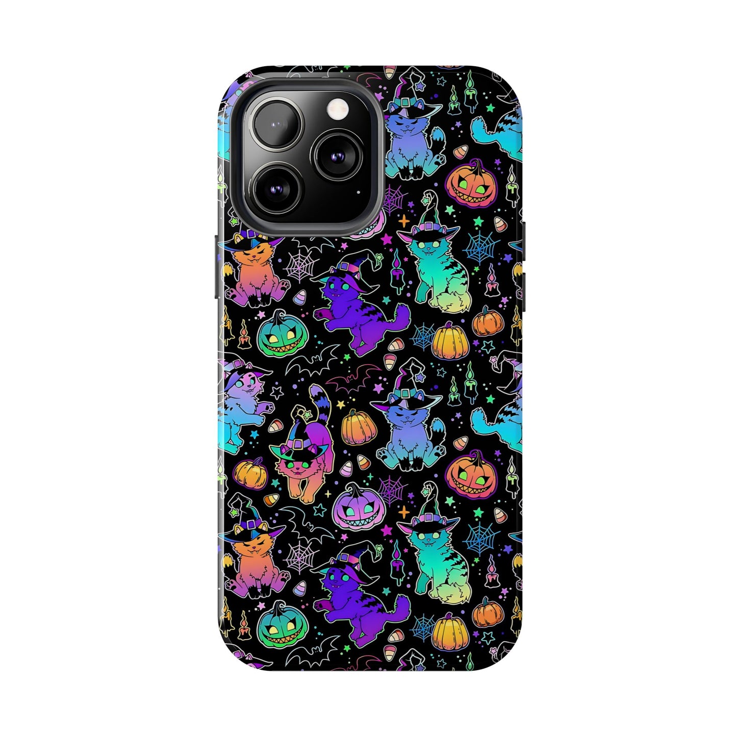 Spooky Neon Kitty Phone Case