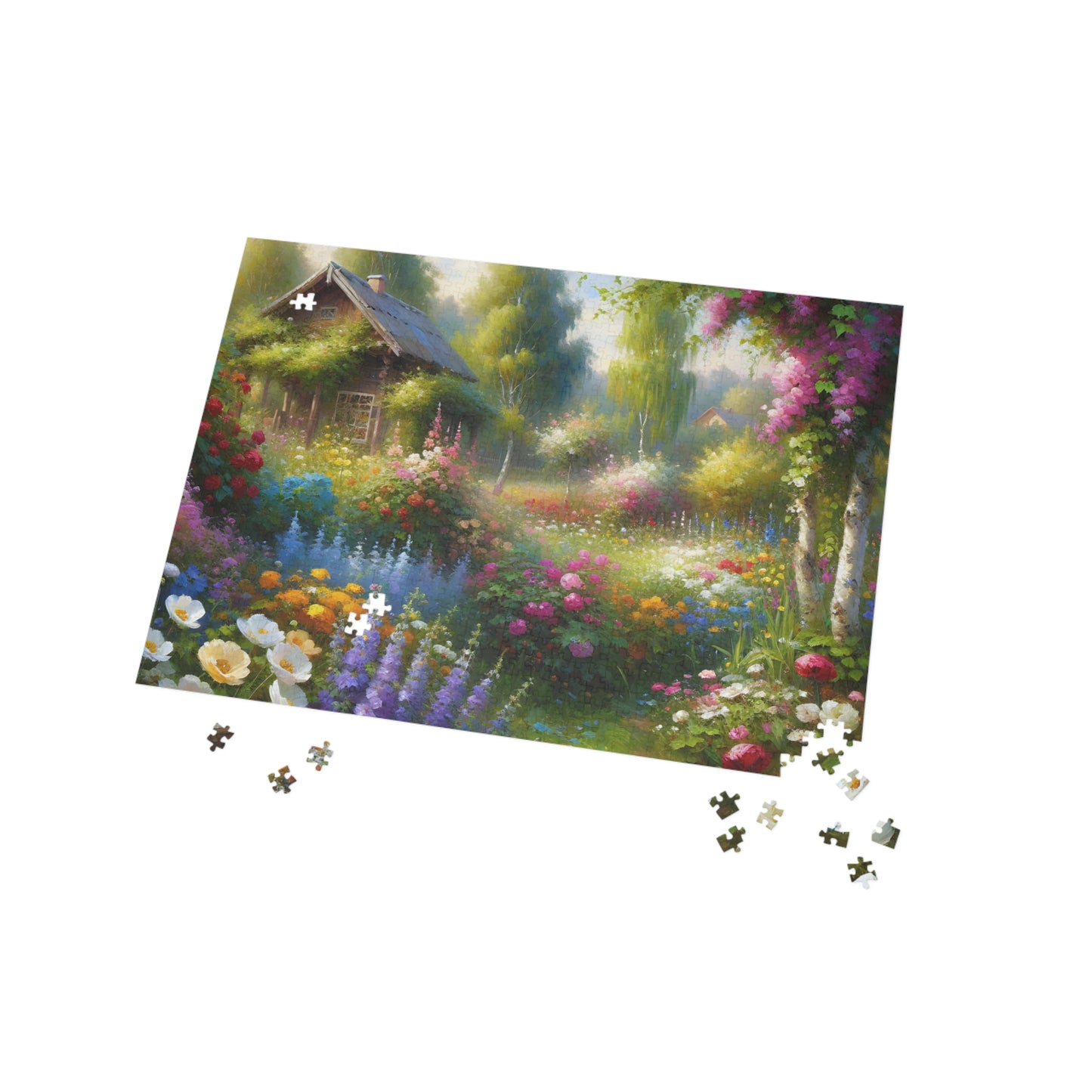 Puzzle - Cottage Garden Jigsaw Puzzle