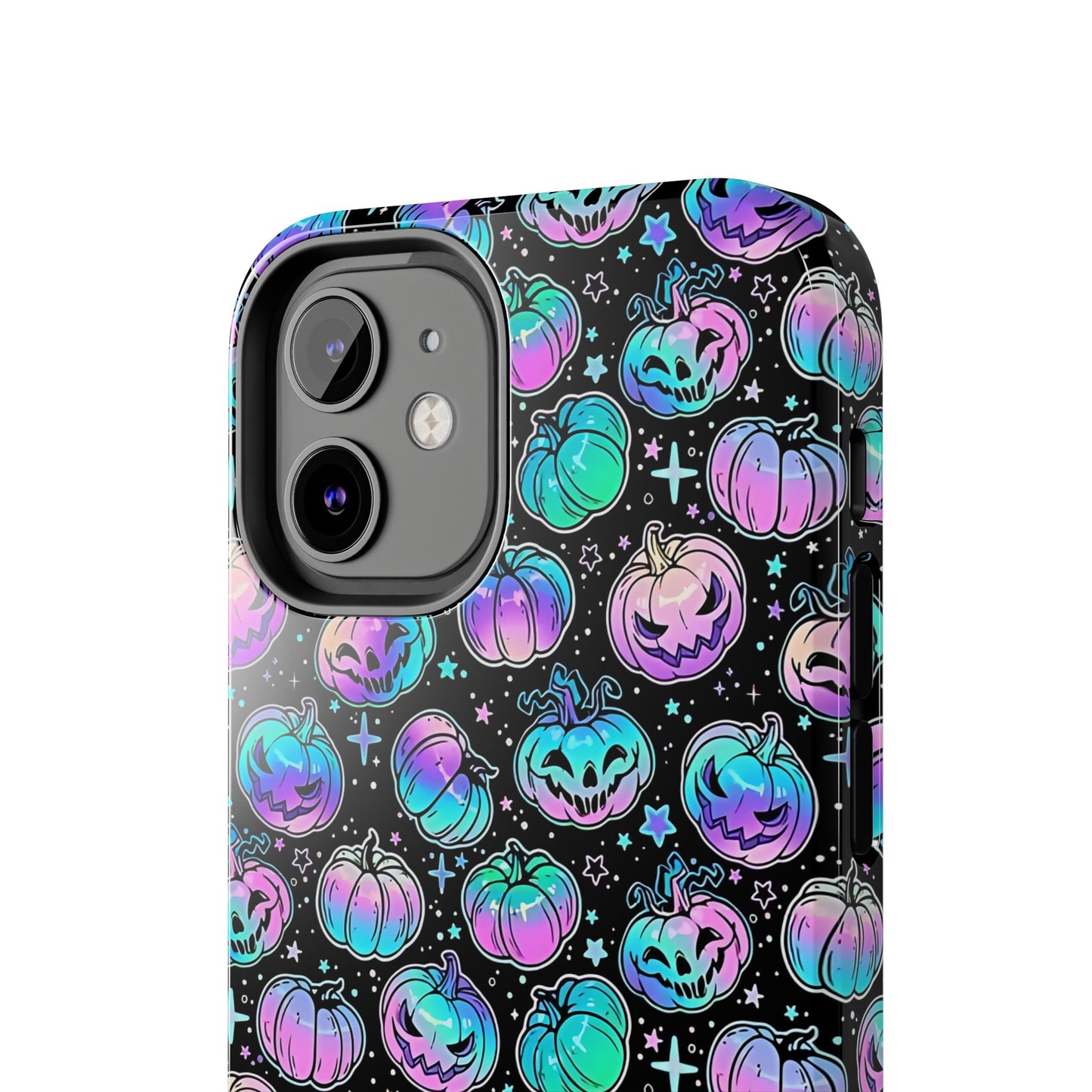 Spooky Neon Pumpkin Phone Case