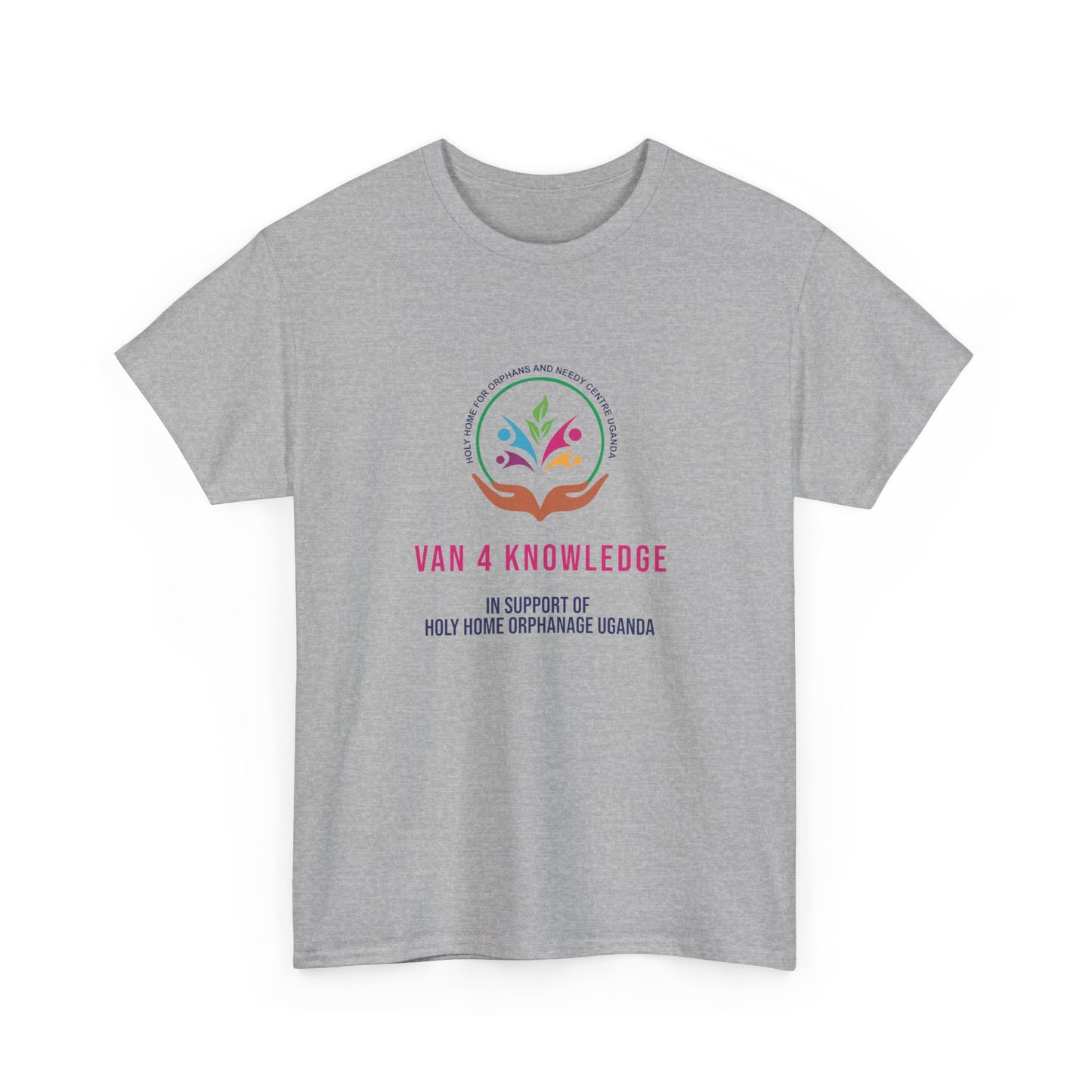 Van 4 Knowledge Unisex Heavy Cotton T-shirt - **In Support of Holy Home Orphanage Uganda**