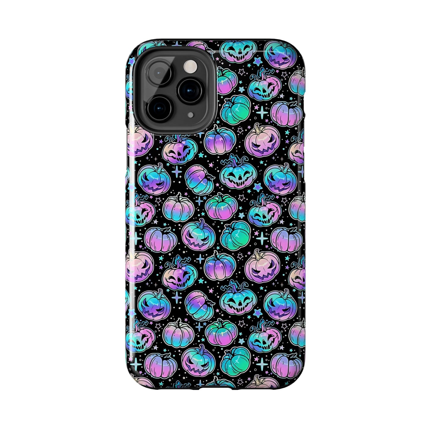 Spooky Neon Pumpkin Phone Case