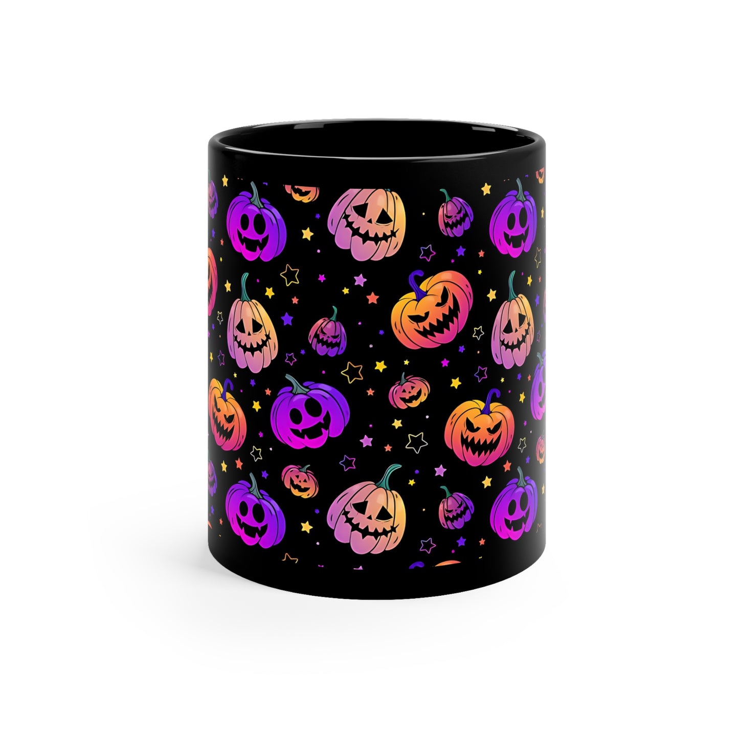 Spooky Neon Halloween #3 Coffee Mug, 11oz