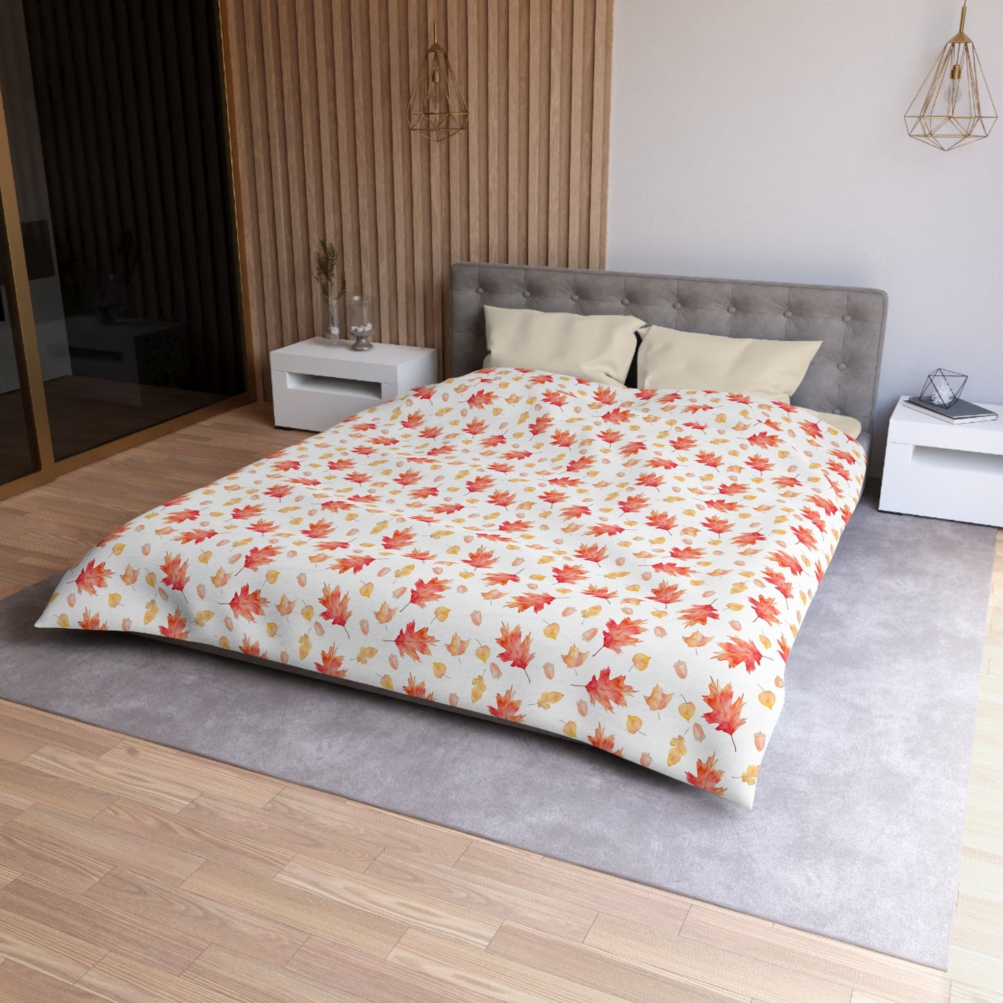 Autumn Leaves & Acorn Duvet Cover