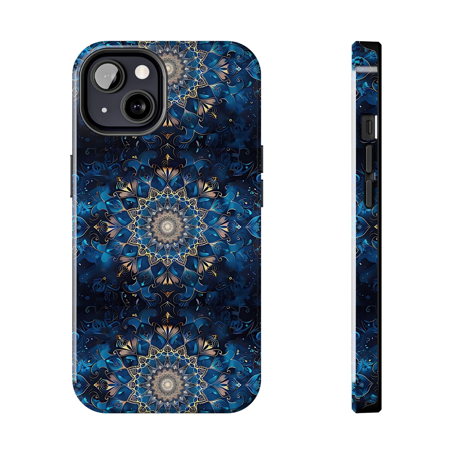 Navy Mandala Phone Case