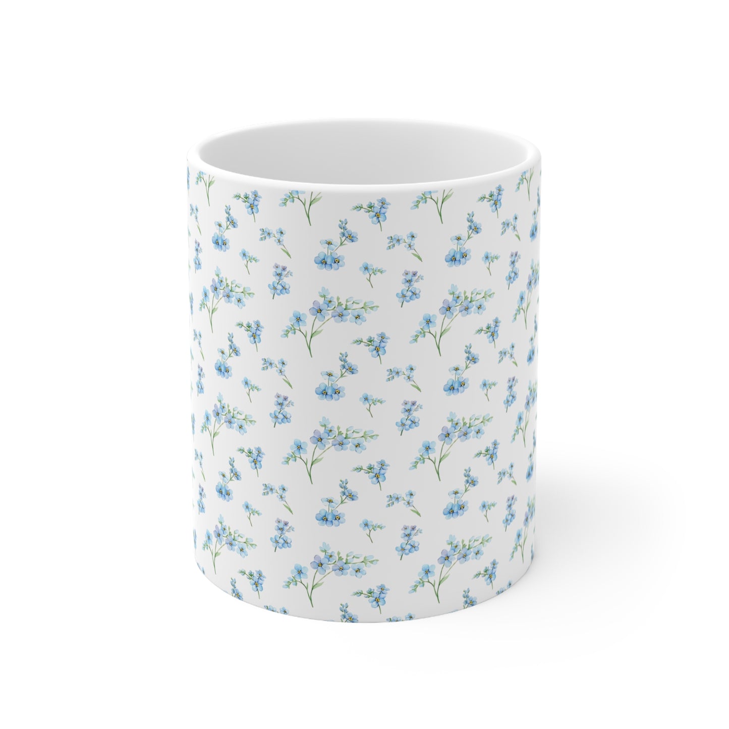 Forget-Me-Not Ceramic Mug, 11oz