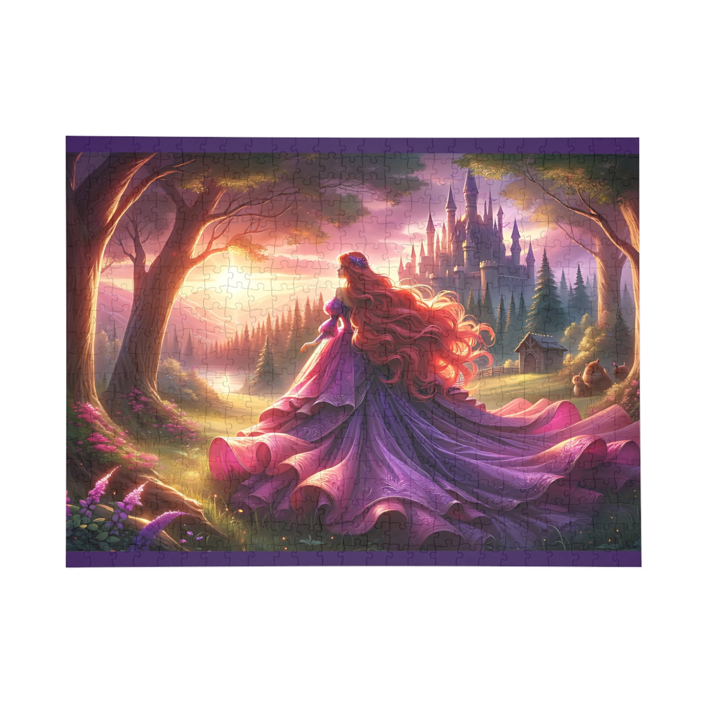 Once Upon A Fantasy - Pink Princess 1000-Piece Puzzle