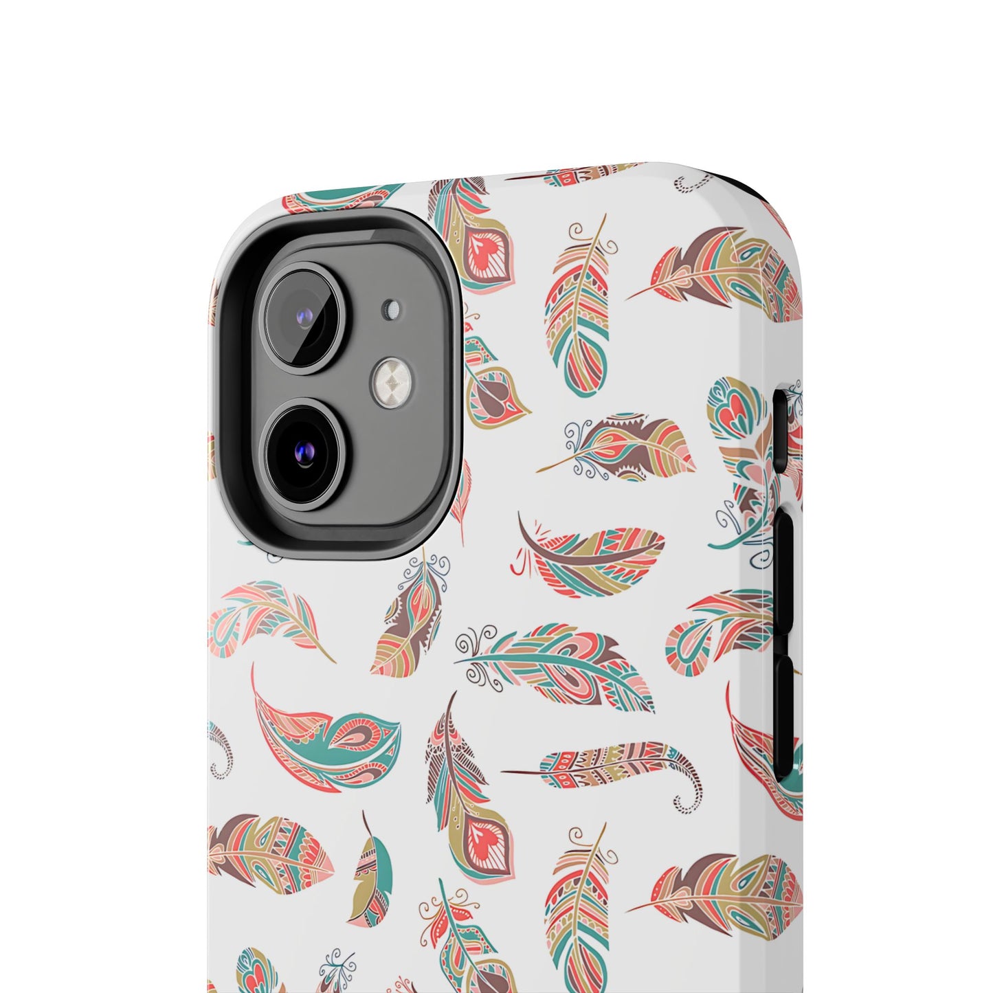 Boho Feather Tough Phone Case