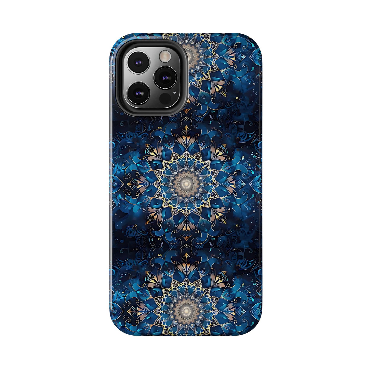 Navy Mandala Phone Case