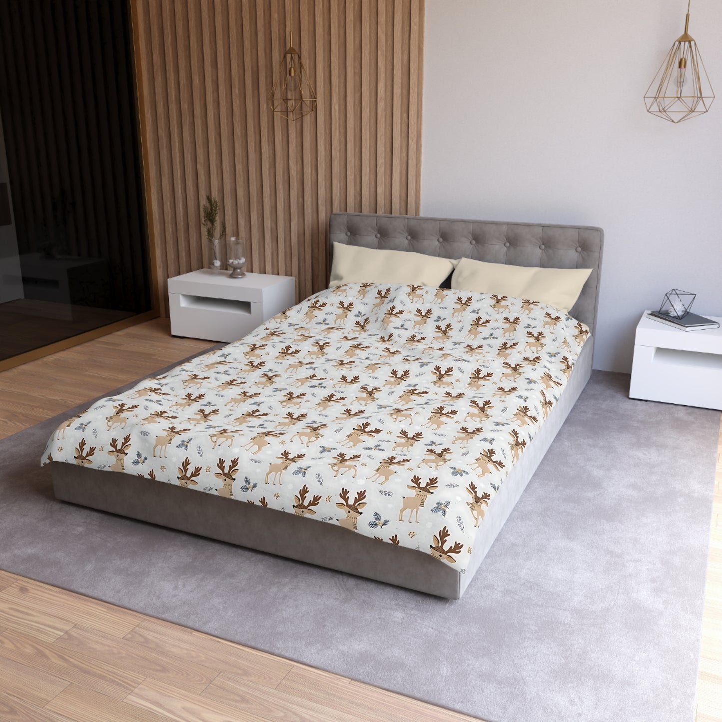 Reindeer #1 Print Duvet Cover