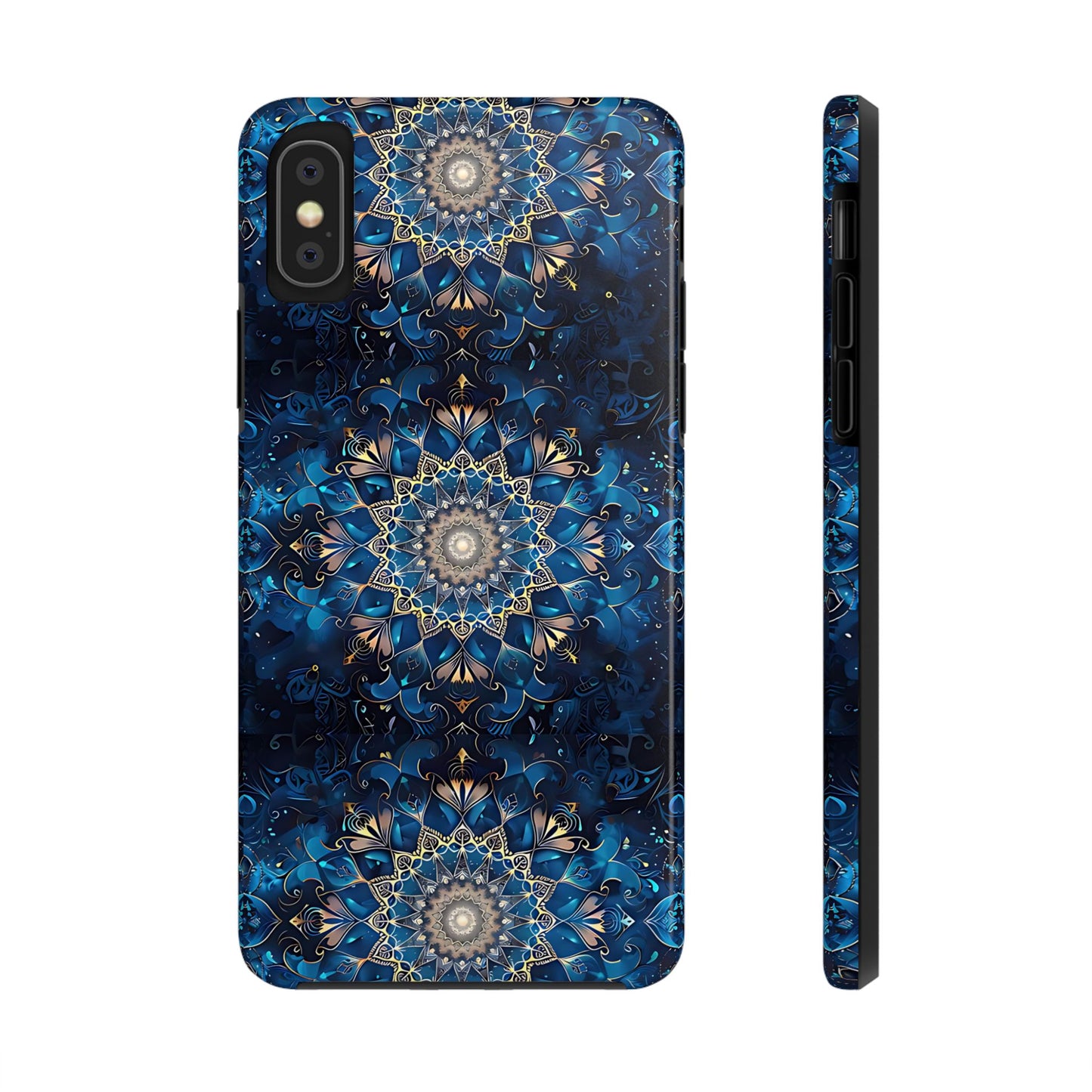 Navy Mandala Phone Case