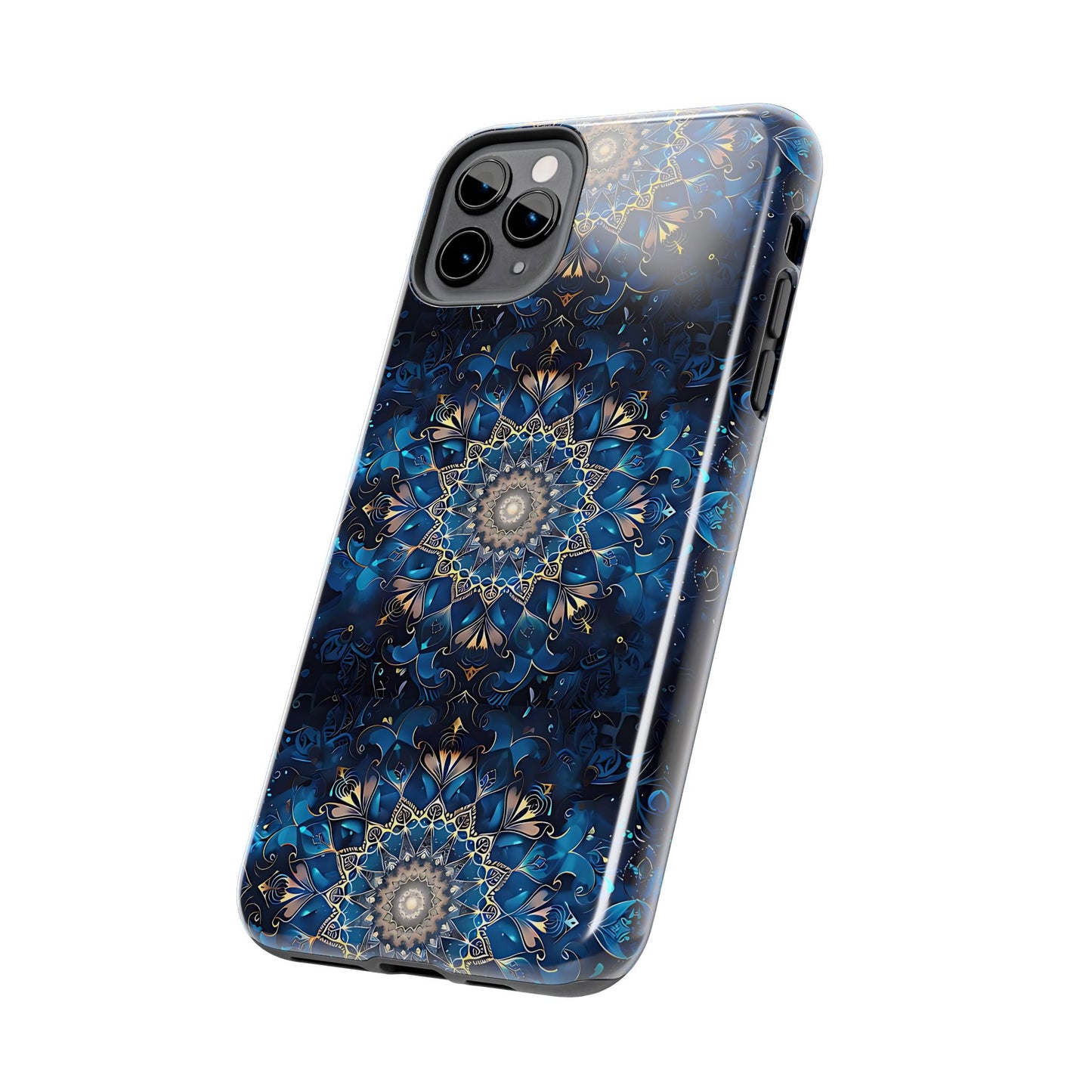 Navy Mandala Phone Case