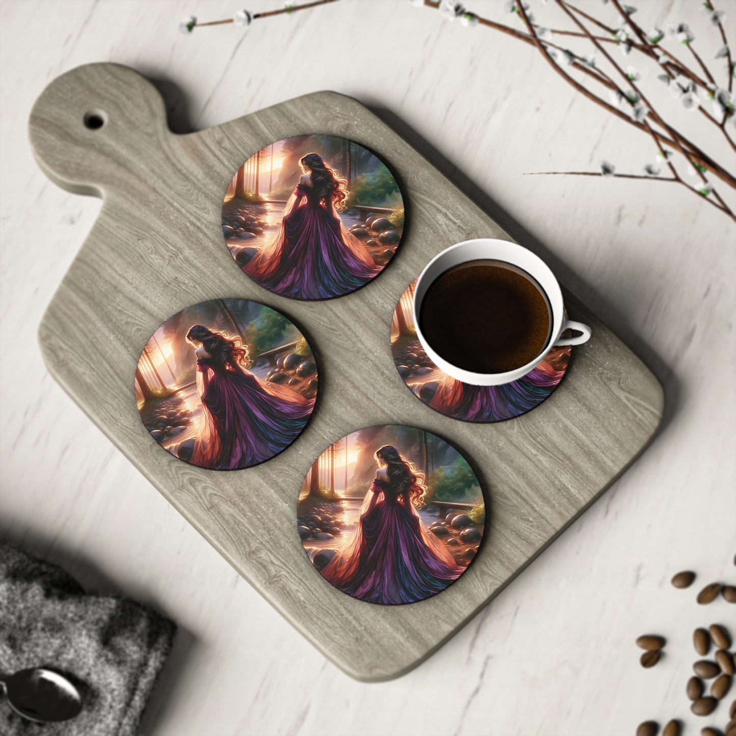 Once Upon A Fantasy - River Maiden Coasters