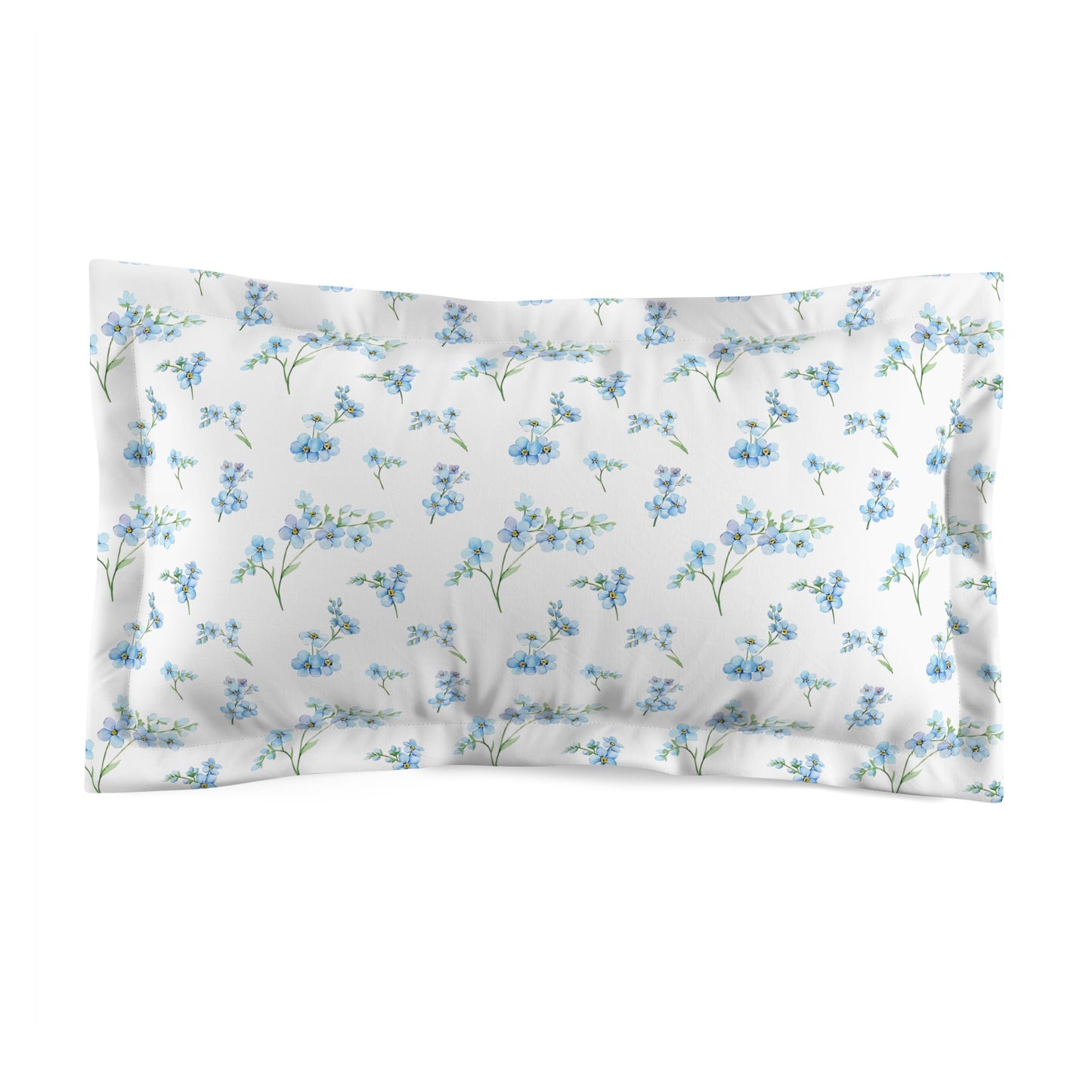 Forget-Me-Not Microfiber Pillow Sham