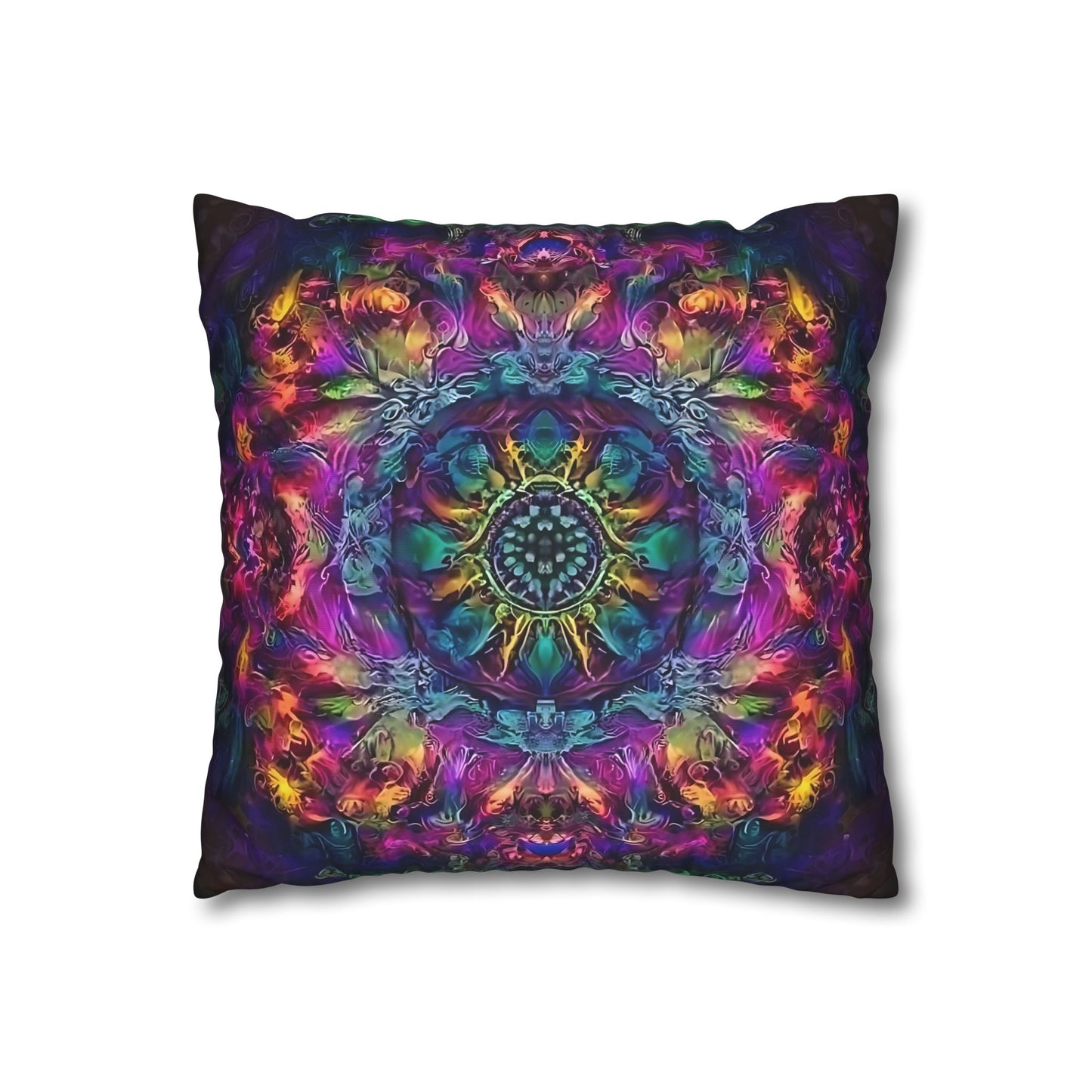 Psychedelic Kaleidoscope Cushion Cover