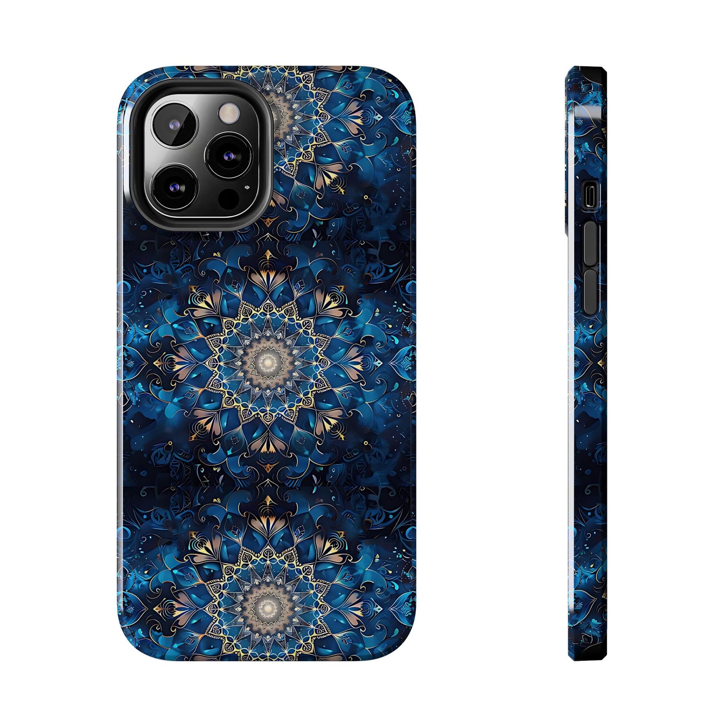 Navy Mandala Phone Case