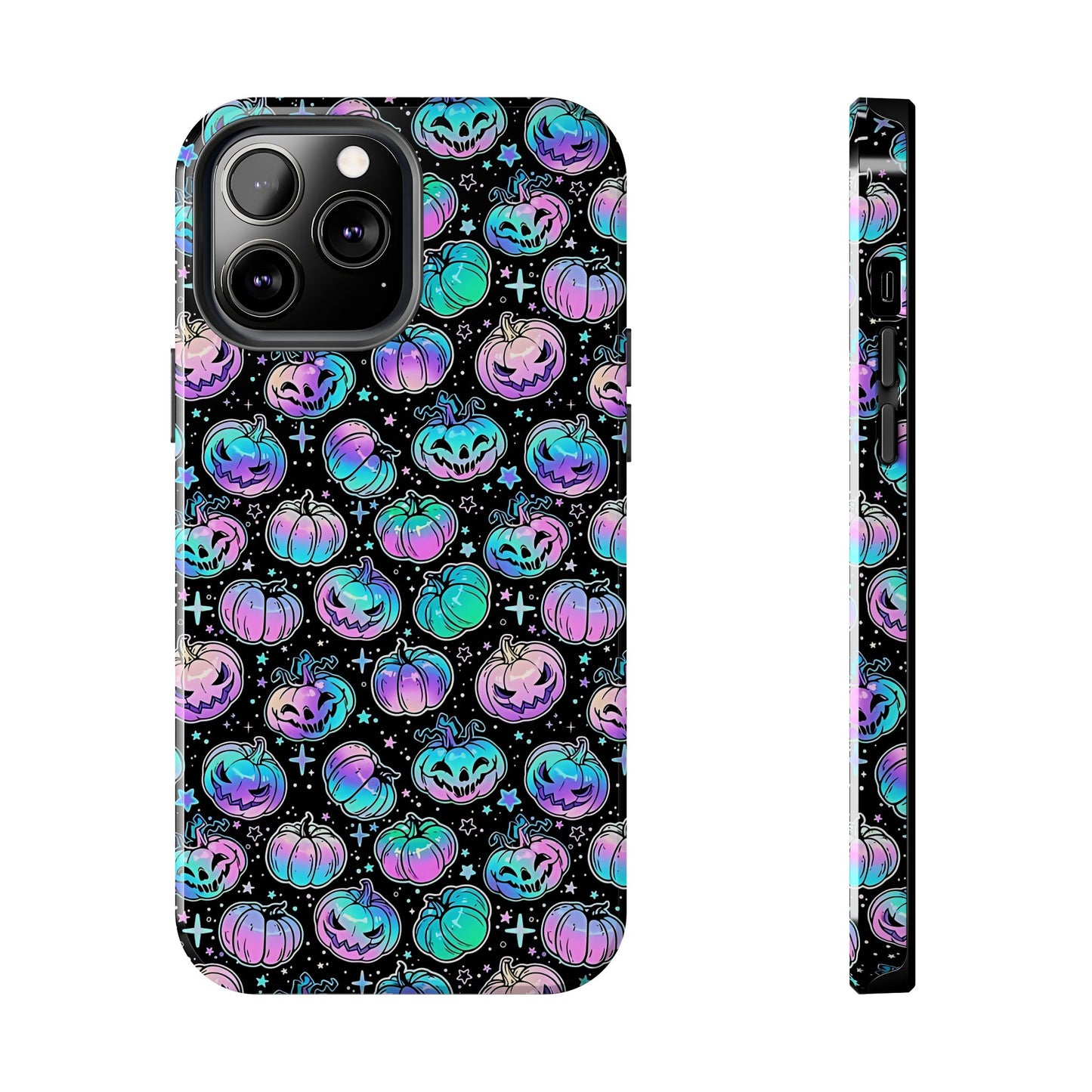 Spooky Neon Pumpkin Phone Case