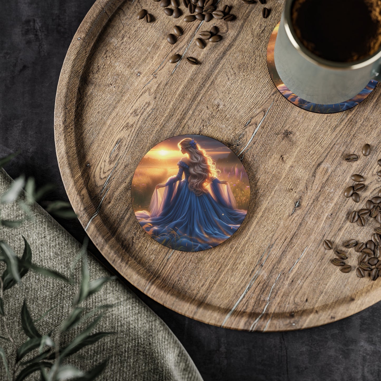 Once Upon A Fantasy - Blue Beauty Coasters