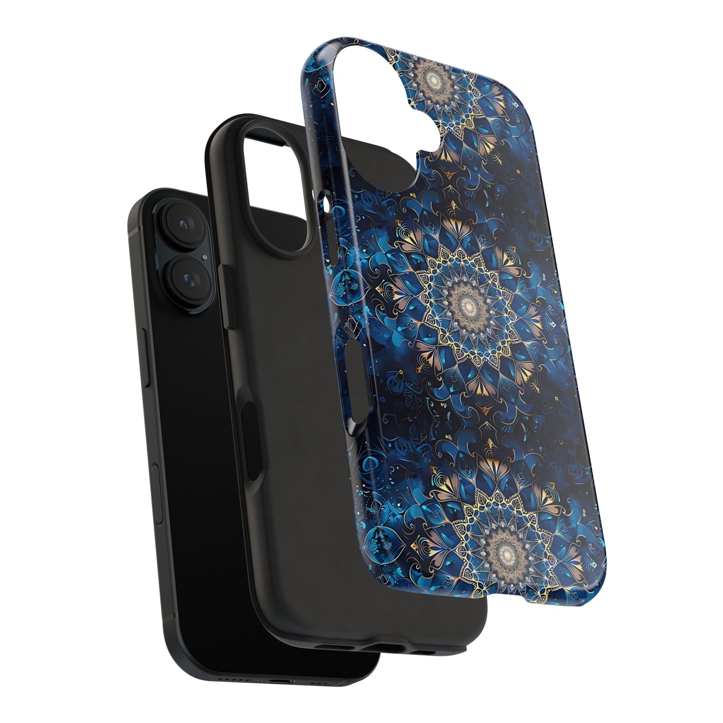 Navy Mandala Phone Case