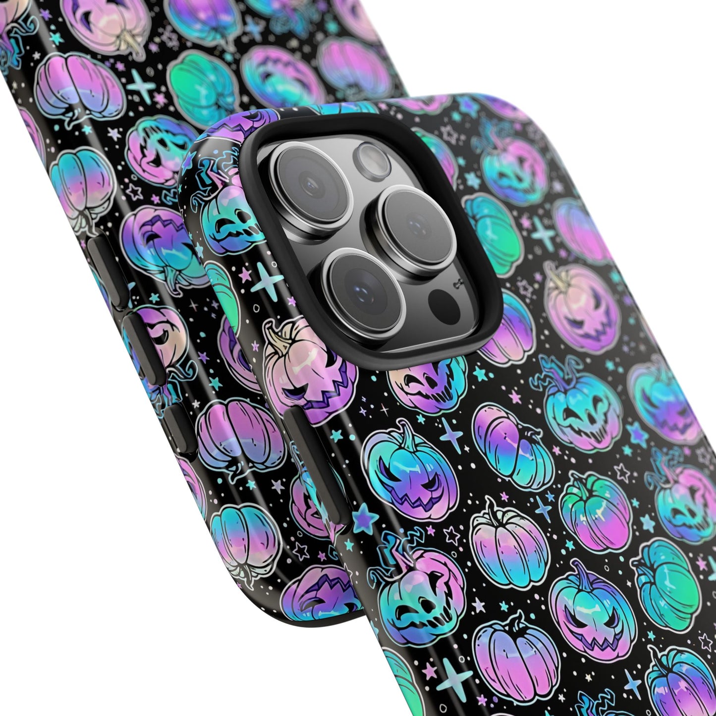 Spooky Neon Pumpkin Phone Case