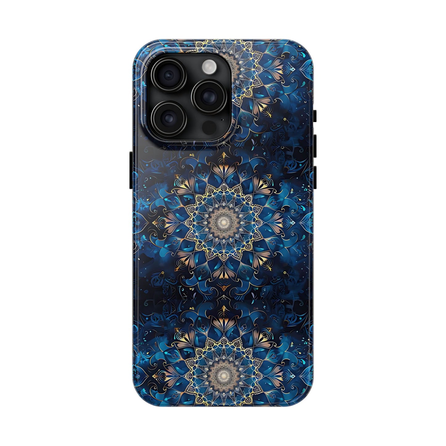 Navy Mandala Phone Case