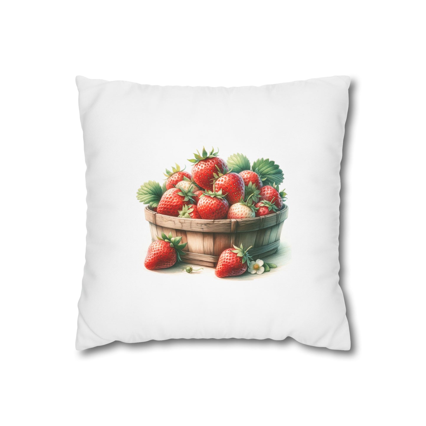 Berry Delicious Strawberry #2 Cushion Cover