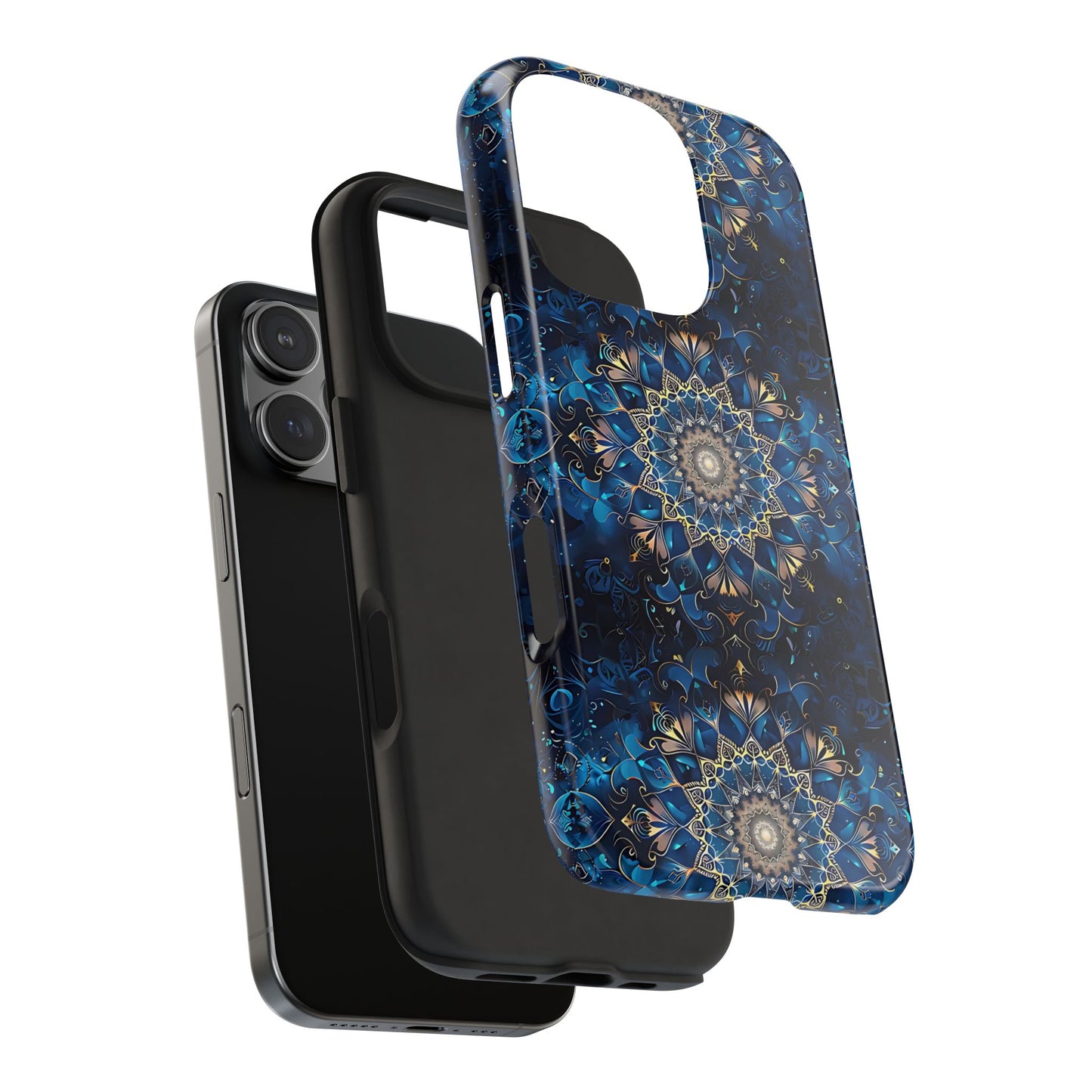 Navy Mandala Phone Case