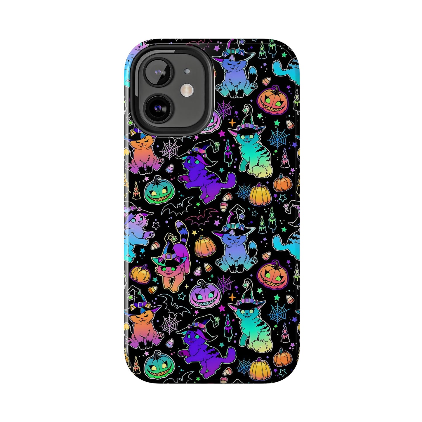 Spooky Neon Kitty Phone Case