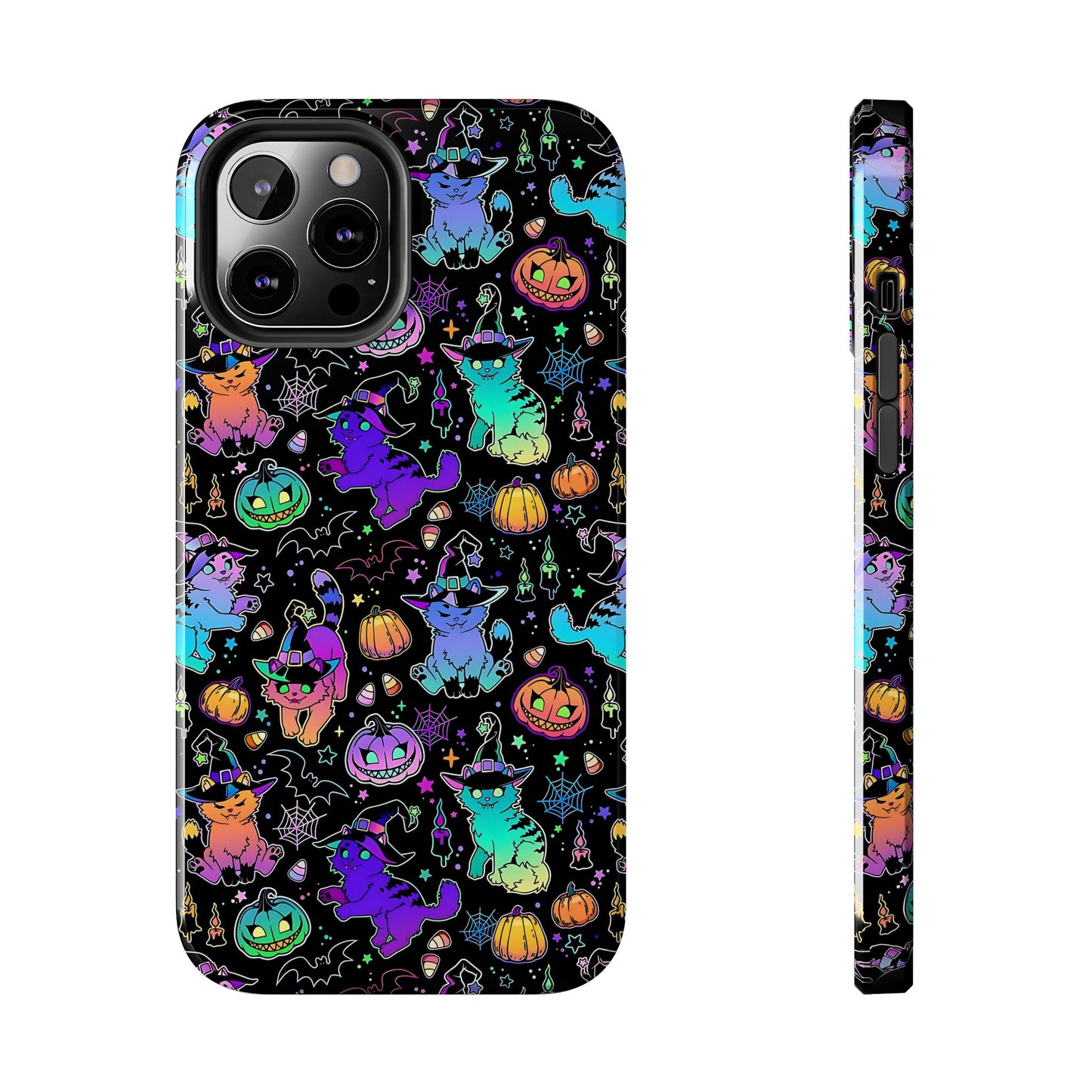 Spooky Neon Kitty Phone Case