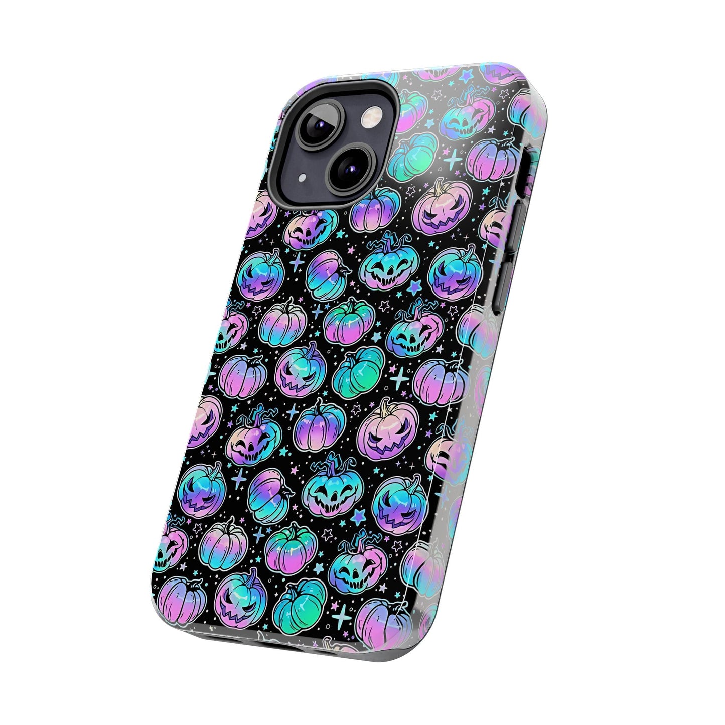 Spooky Neon Pumpkin Phone Case