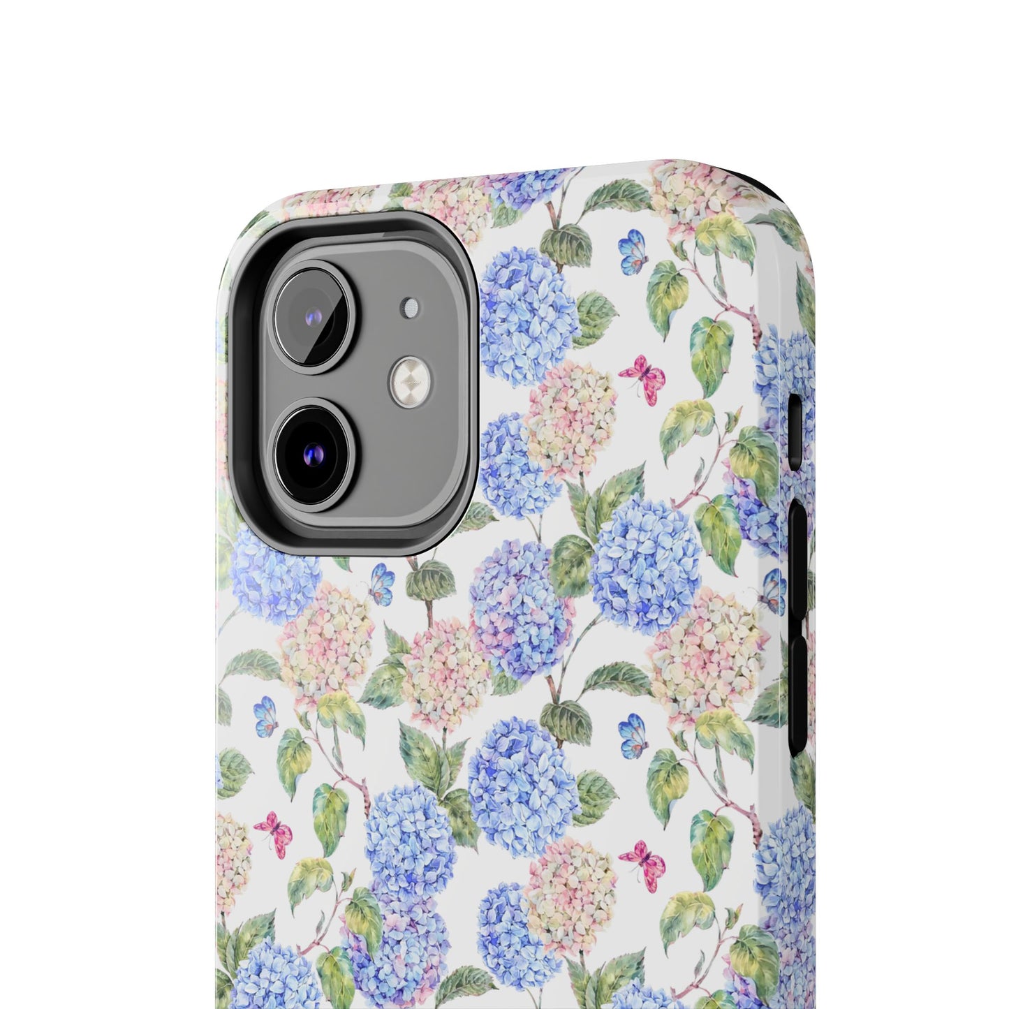 Pink & Blue Hydrangea Phone Case