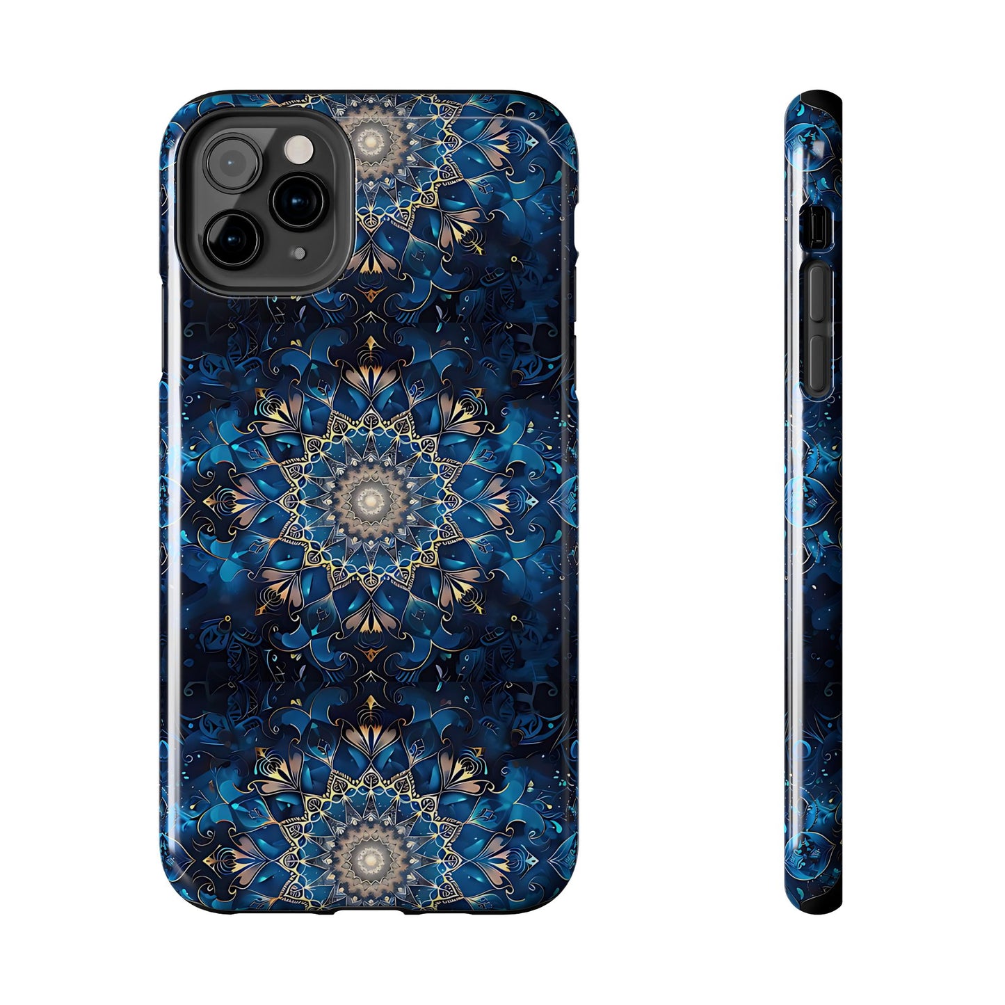 Navy Mandala Phone Case