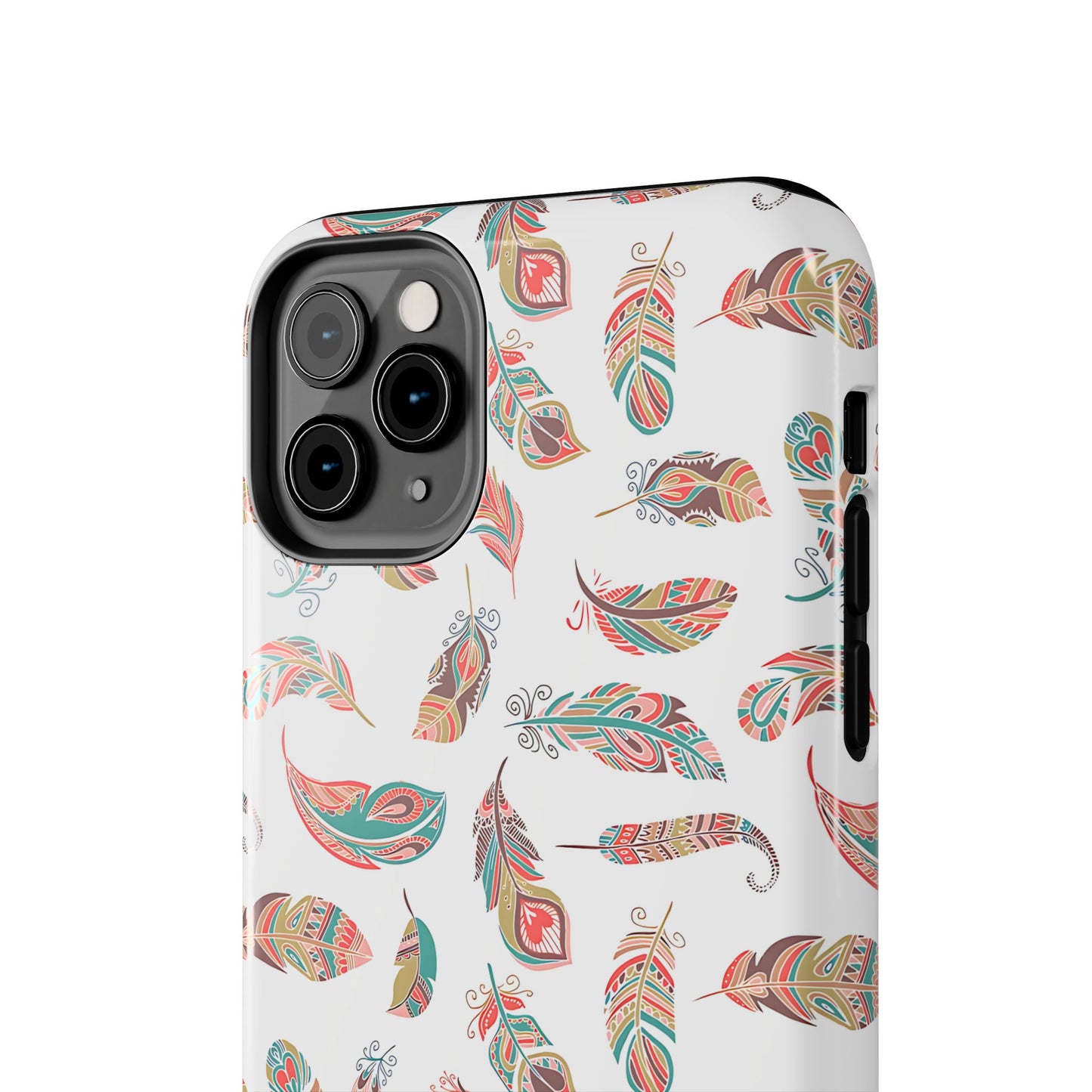 Boho Feather Tough Phone Case