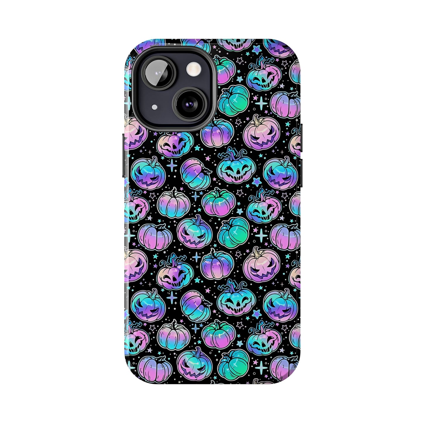 Spooky Neon Pumpkin Phone Case