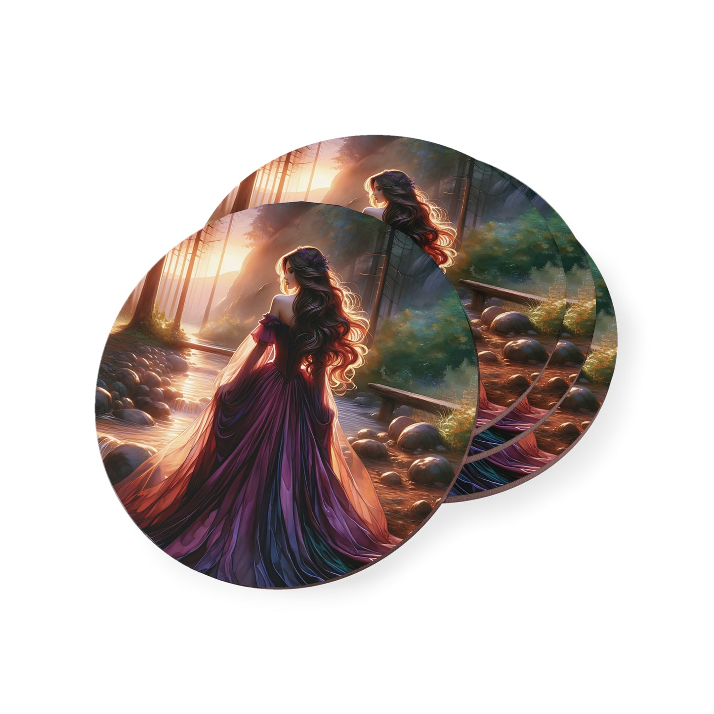 Once Upon A Fantasy - River Maiden Coasters