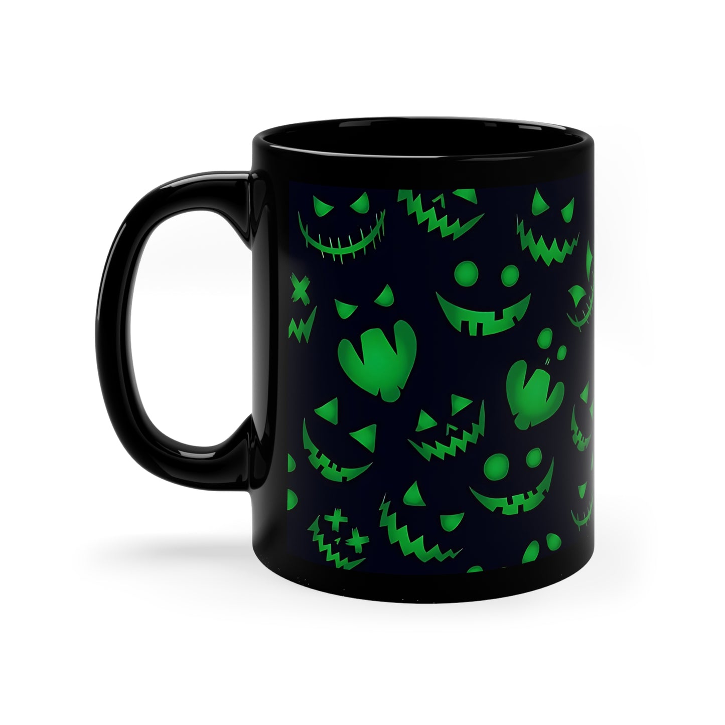 Spooky Neon Halloween #1 Coffee Mug, 11oz