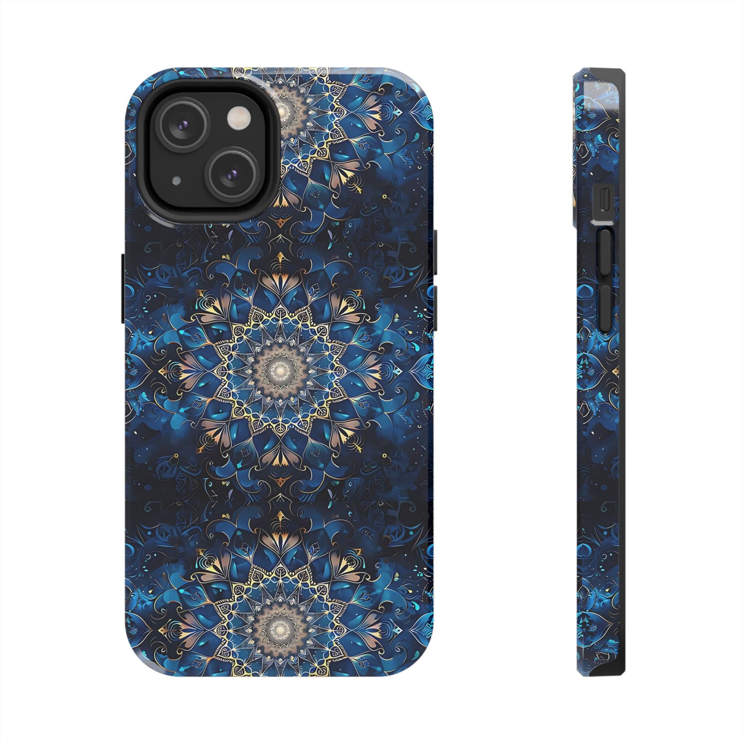 Navy Mandala Phone Case