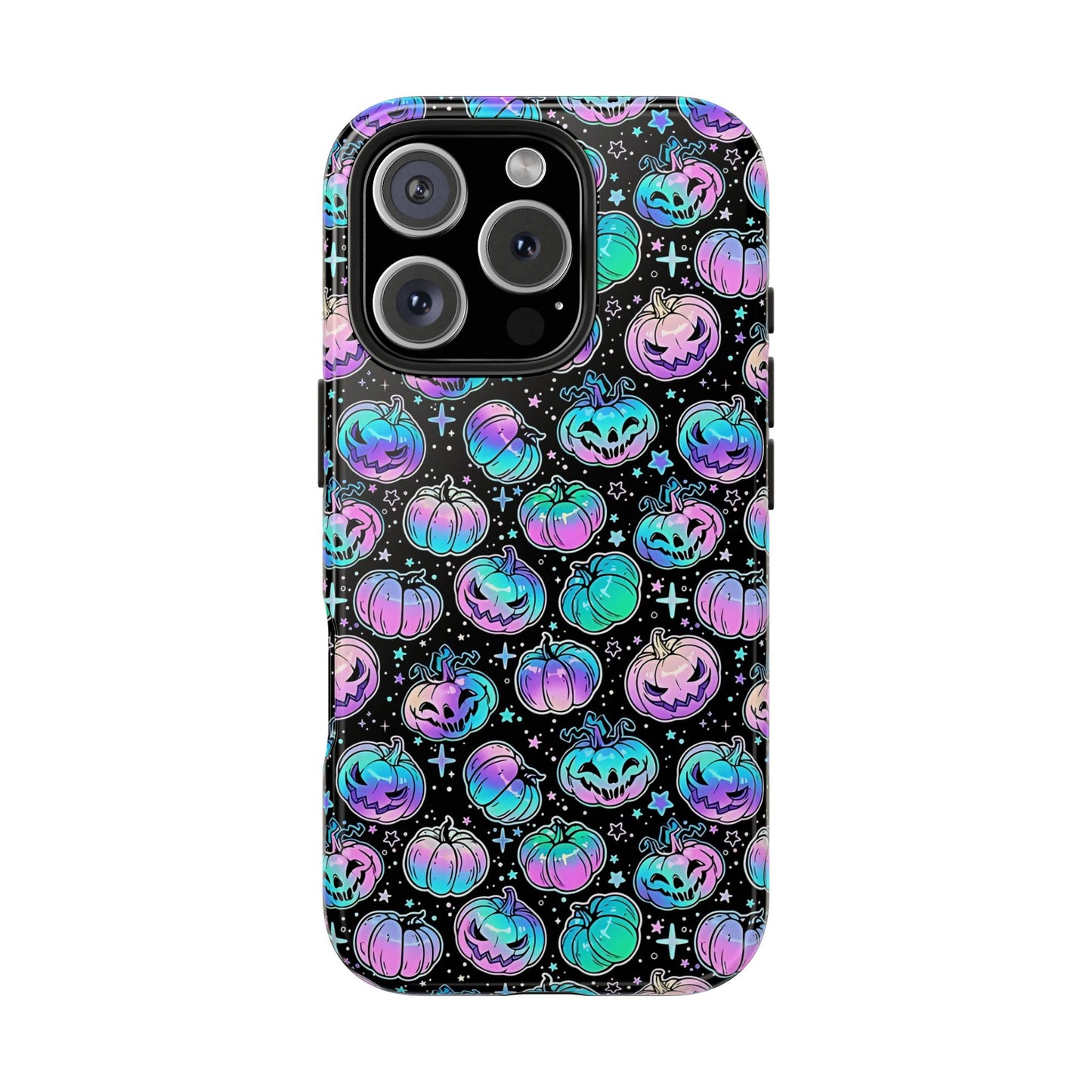 Spooky Neon Pumpkin Phone Case