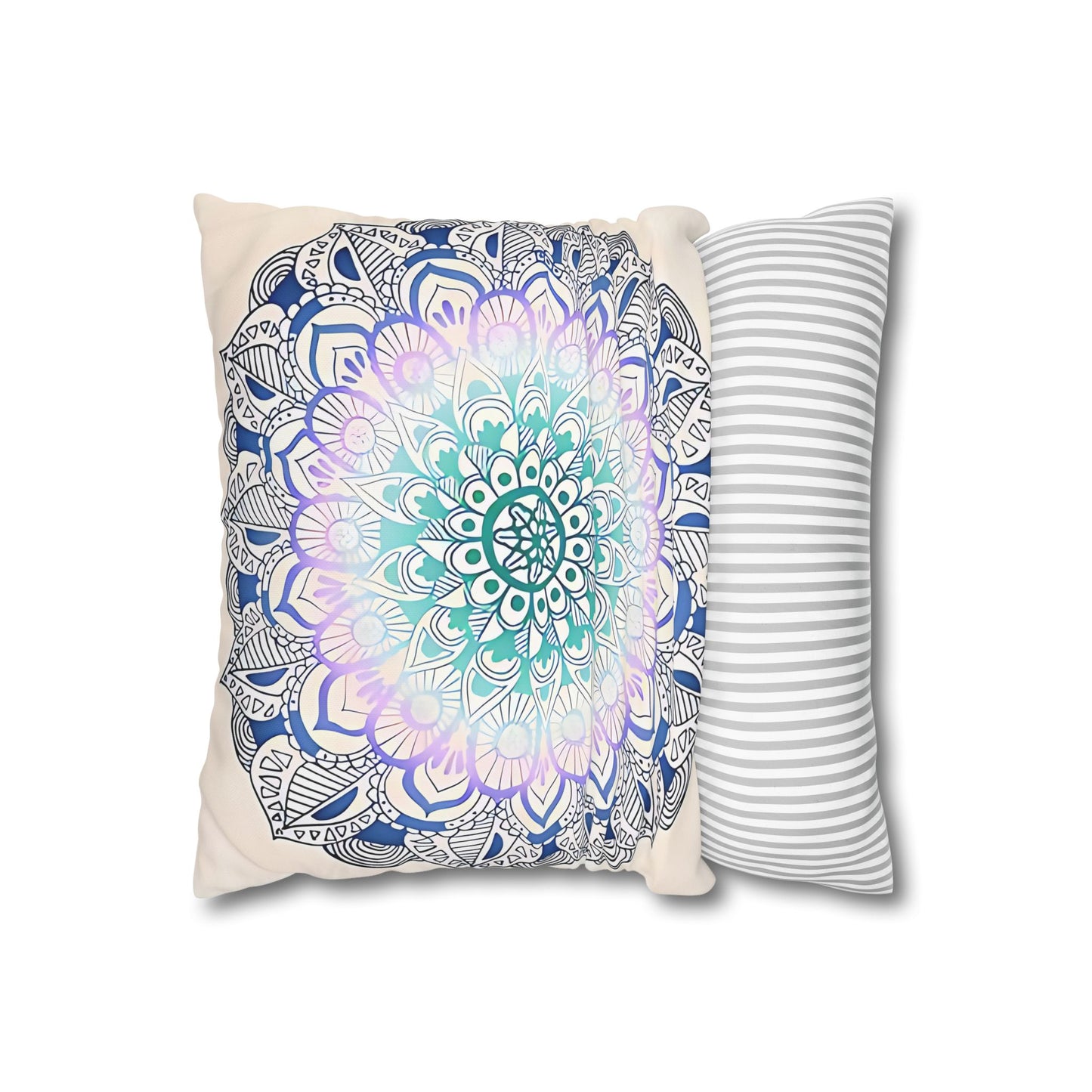 Pink Mandala Cushion Cover