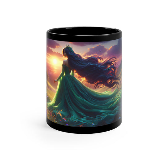 Once Upon A Fantasy - Emerald Sunset Coffee Mug, 11oz