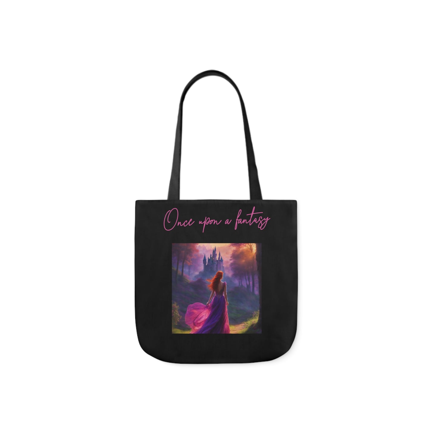 Once Upon A Fantasy Canvas Tote Bag - White