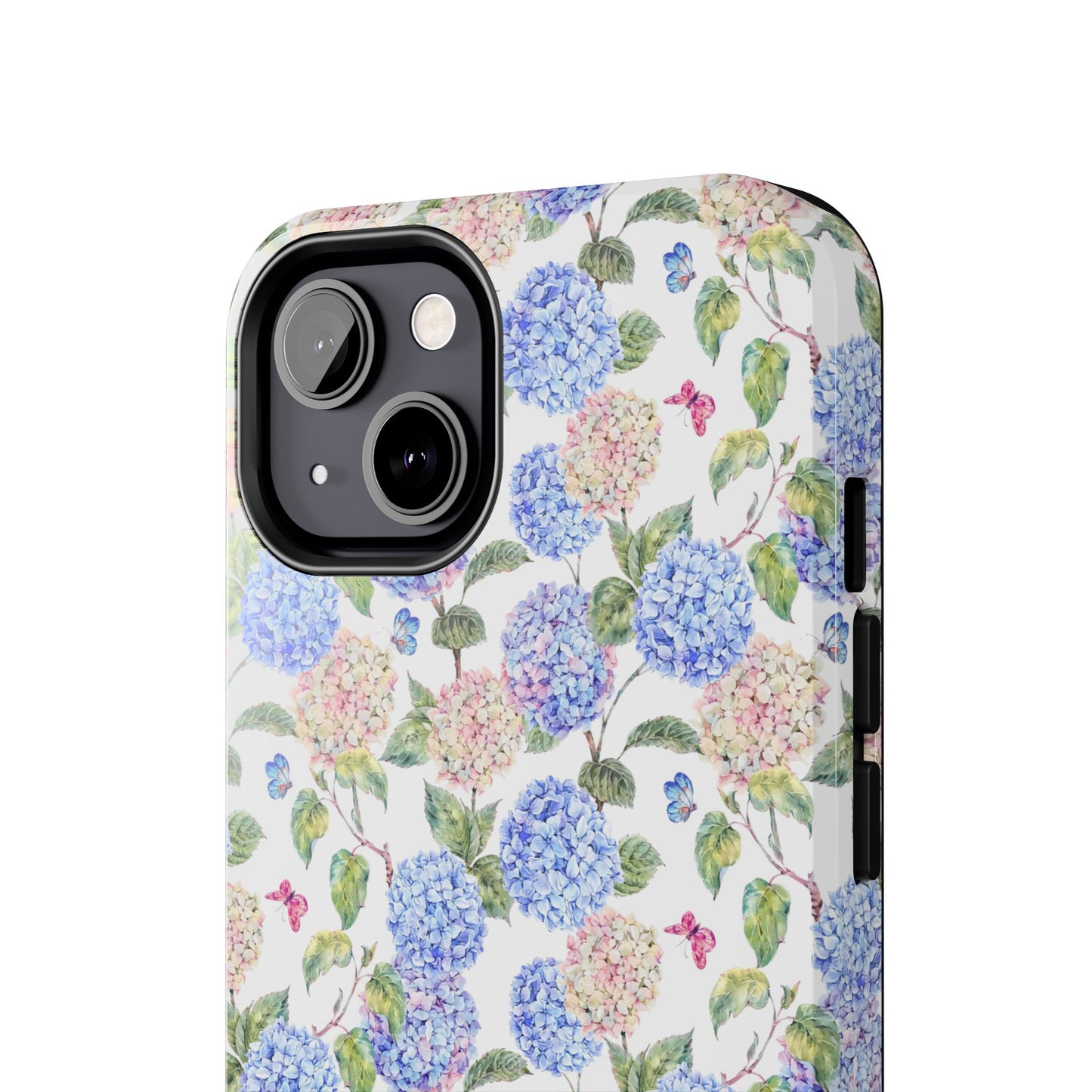 Pink & Blue Hydrangea Phone Case