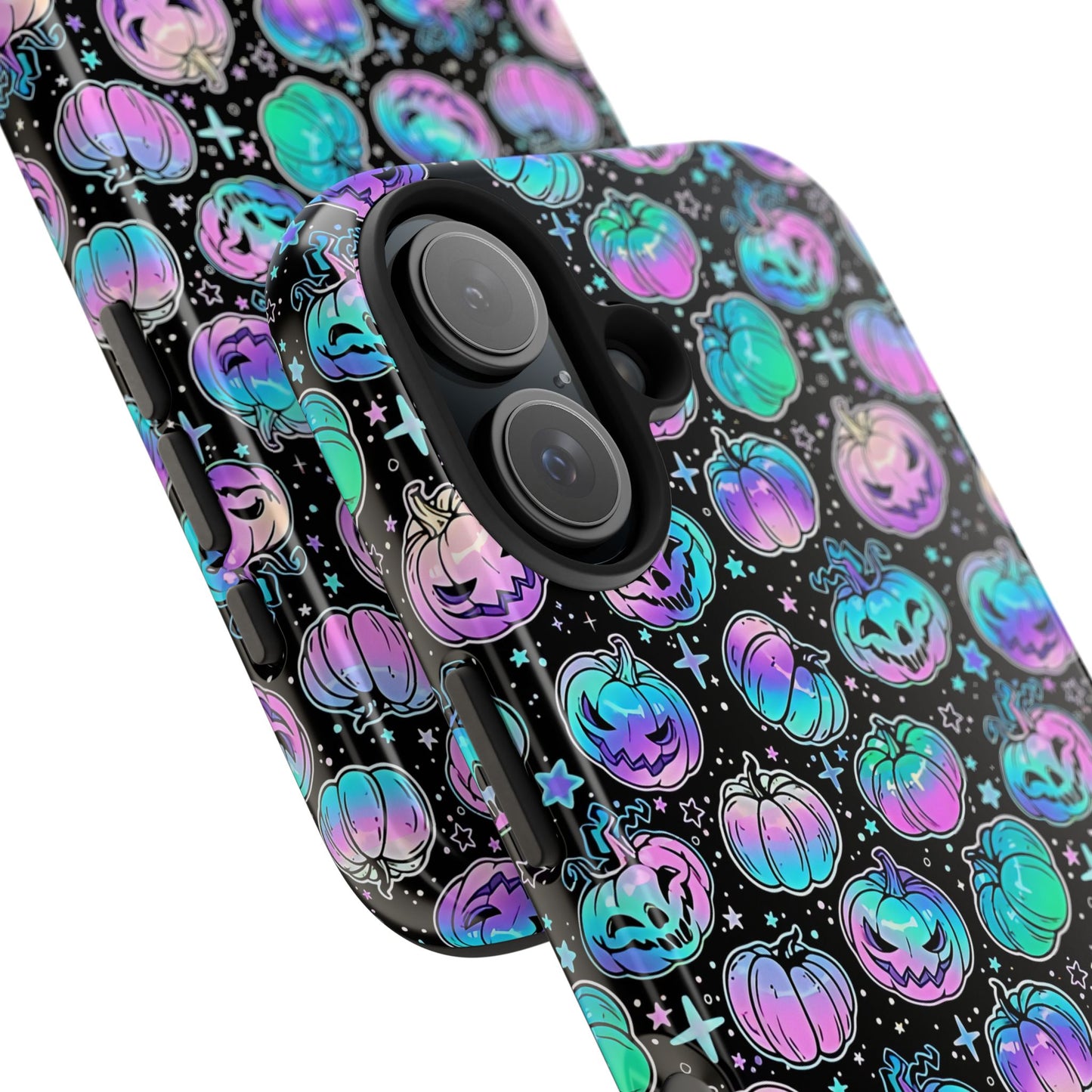 Spooky Neon Pumpkin Phone Case