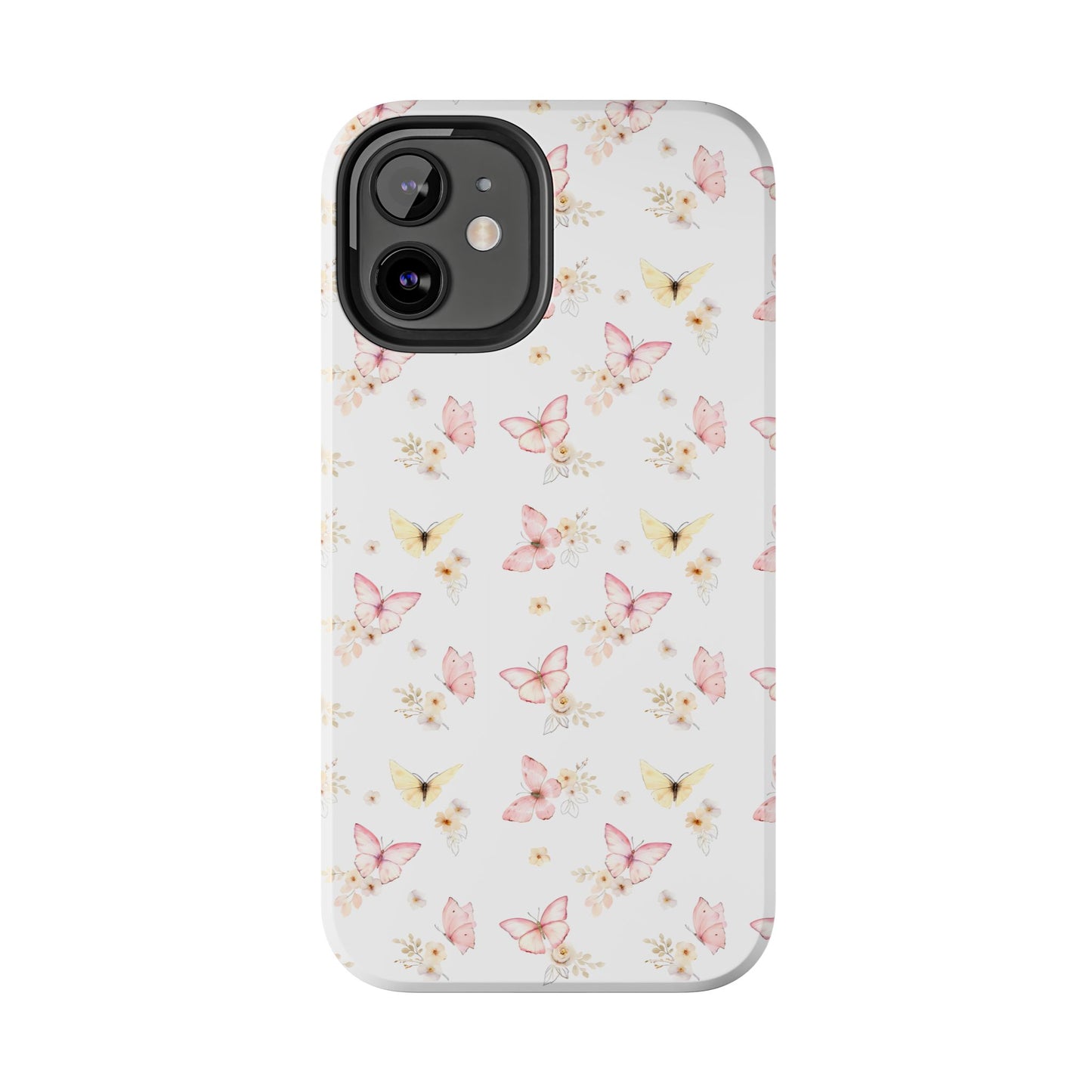 Pink & Yellow Butterfly Phone Case