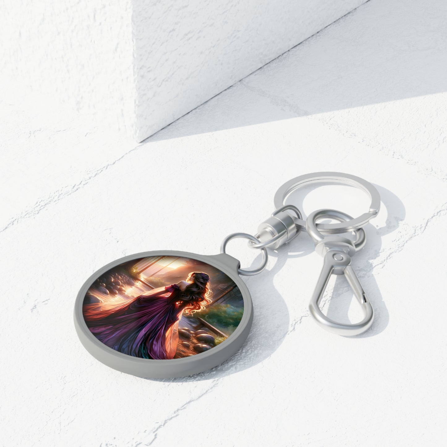 Once Upon A Fantasy - River Maiden Keyring Tag