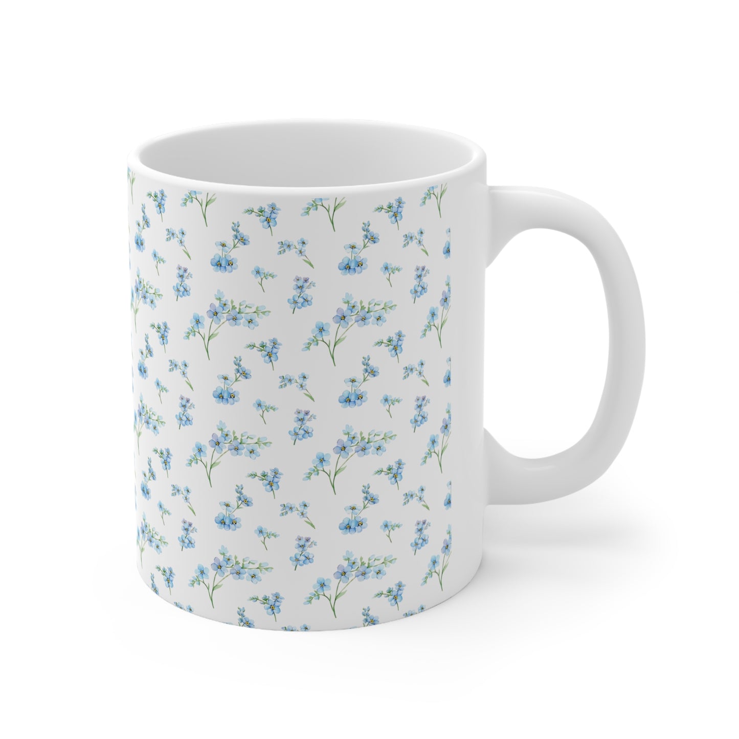 Forget-Me-Not Ceramic Mug, 11oz