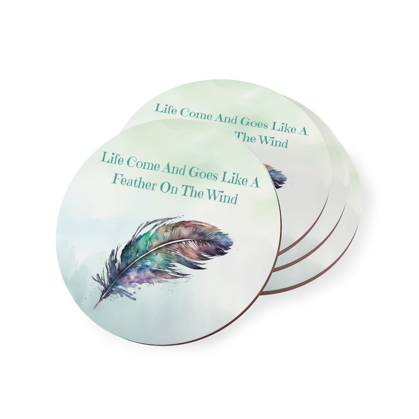 Feather On The Wind Coasters