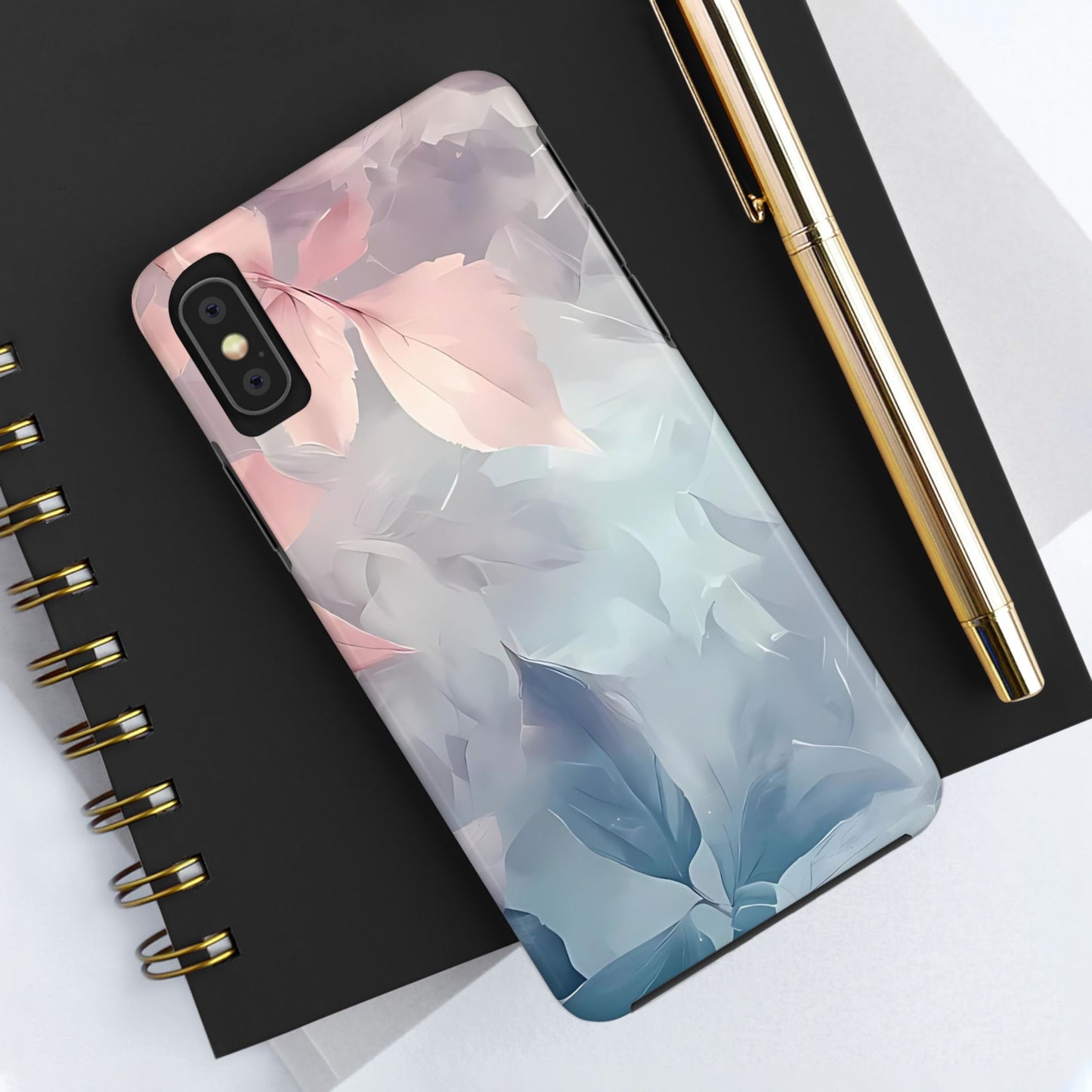 Pink Leaf Phone Case