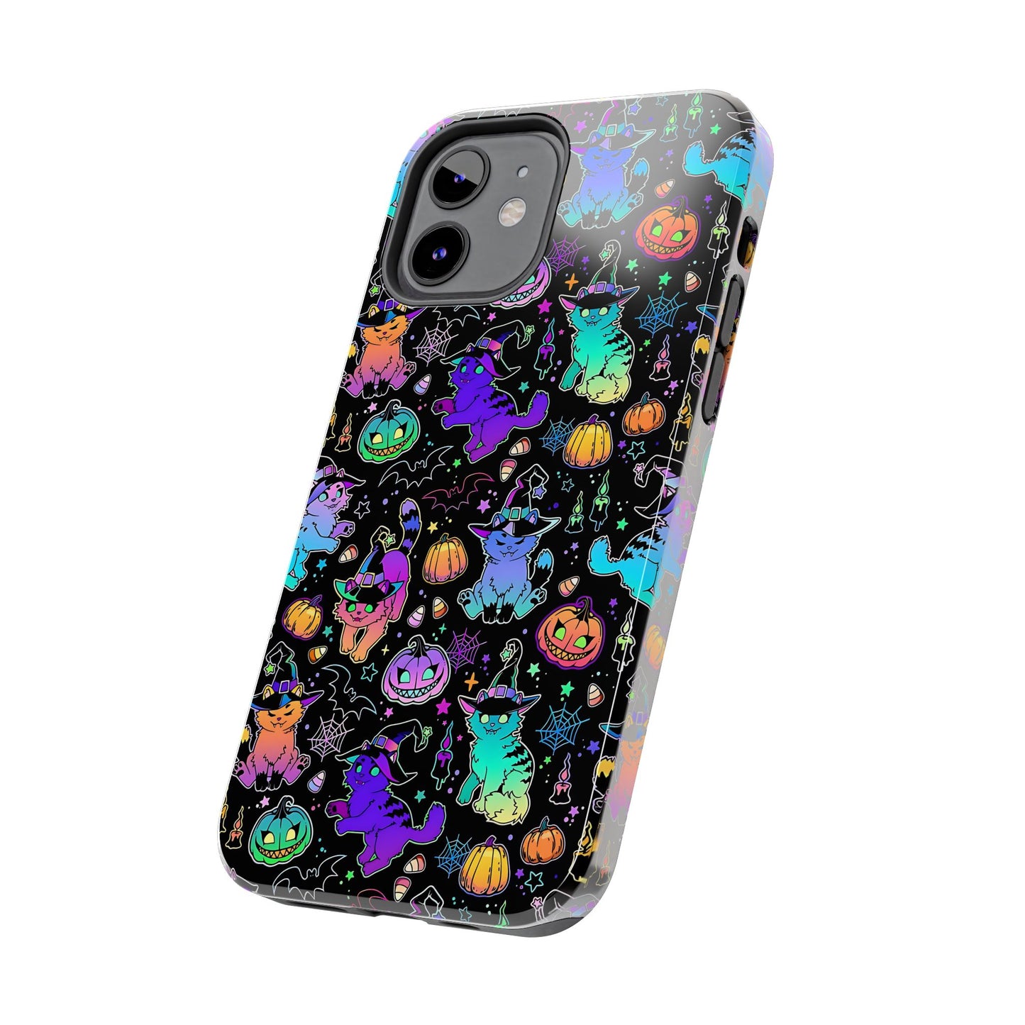 Spooky Neon Kitty Phone Case