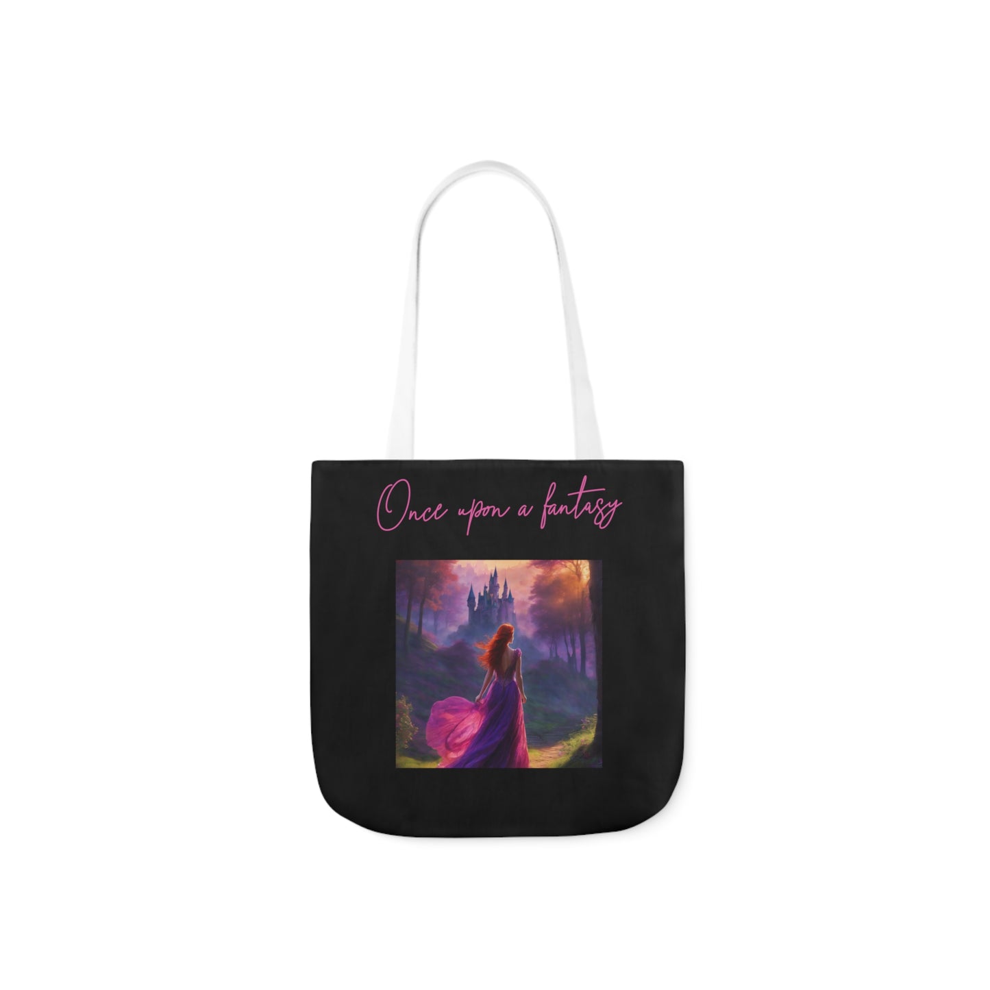 Once Upon A Fantasy Canvas Tote Bag - White