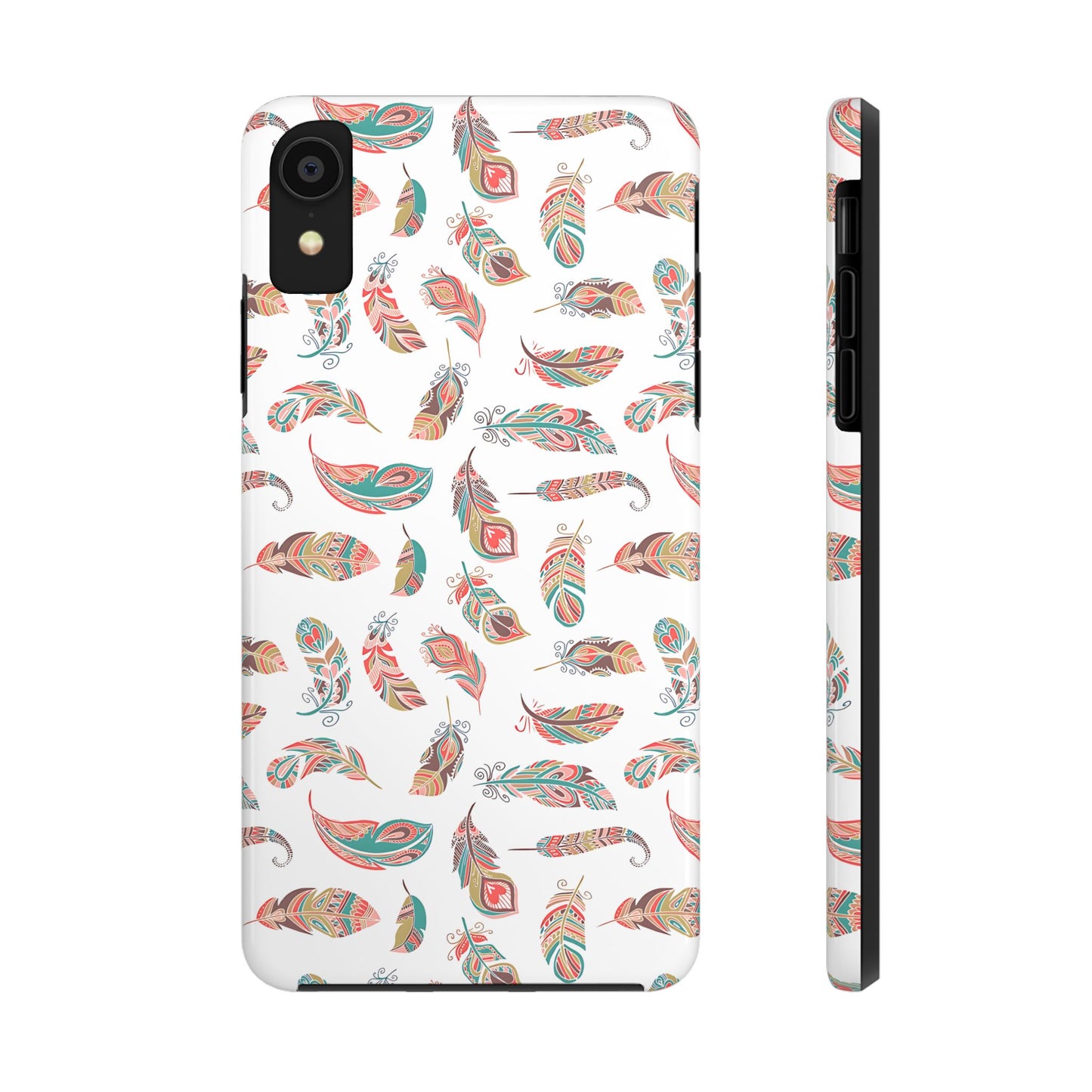 Boho Feather Tough Phone Case